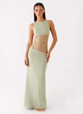 Lucinda Maxi Dress - Sage Comfy Yet Stylish