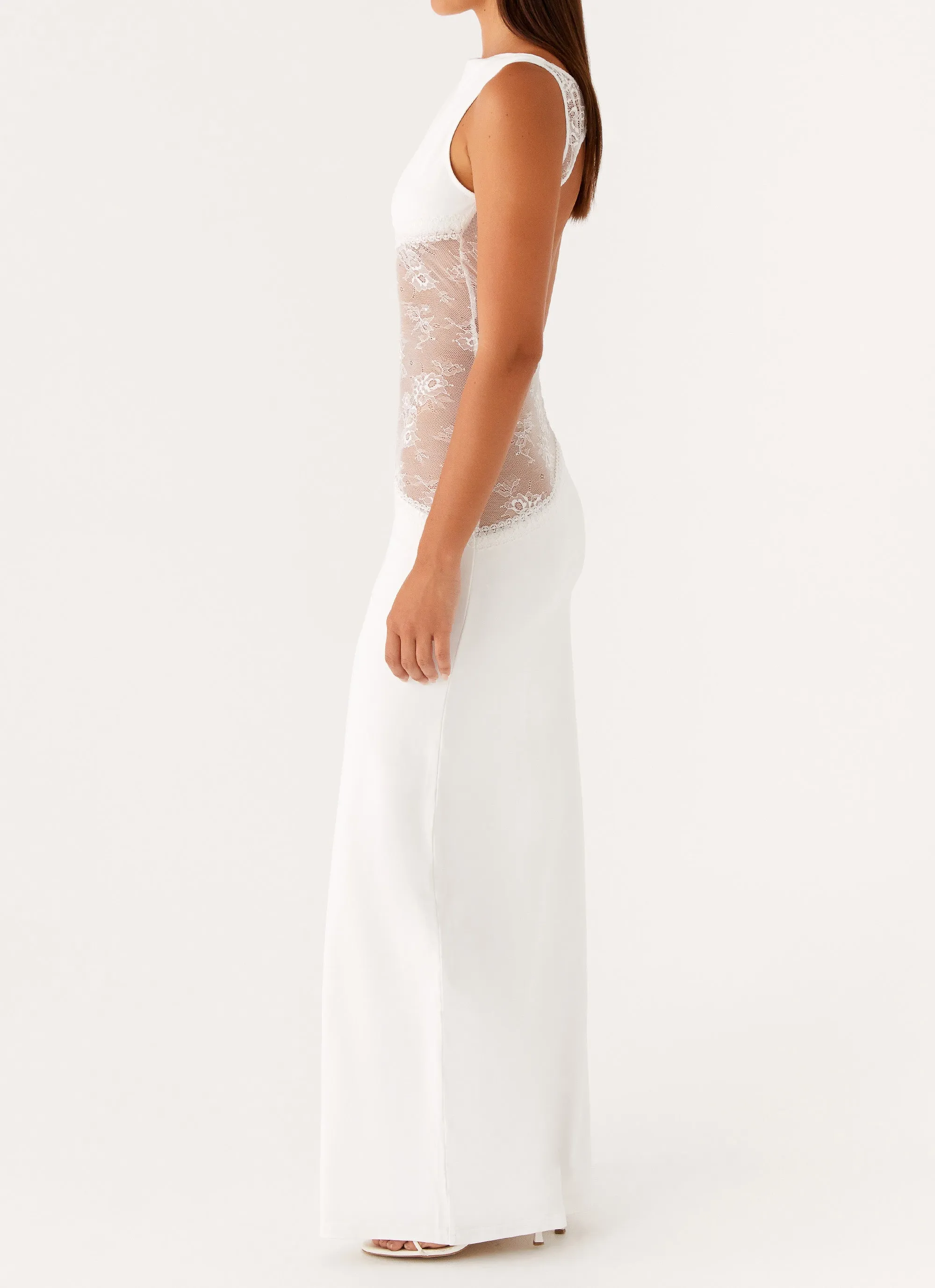 Breathable Wearable Lucinda Maxi Dress - White