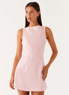 Sleek Fit Lulita Mini Dress - Pink