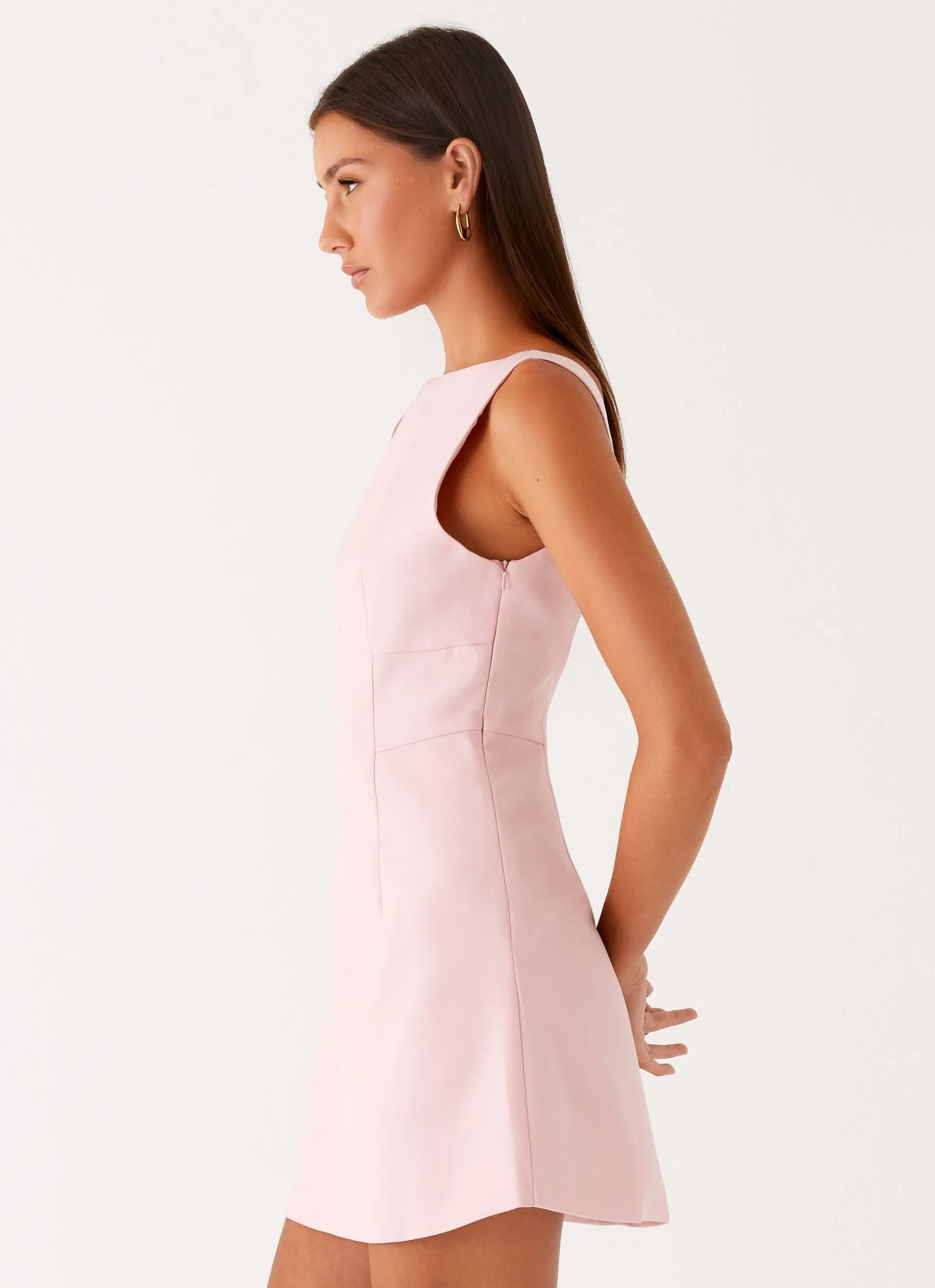 Lulita Mini Dress - Pink Chill Detail