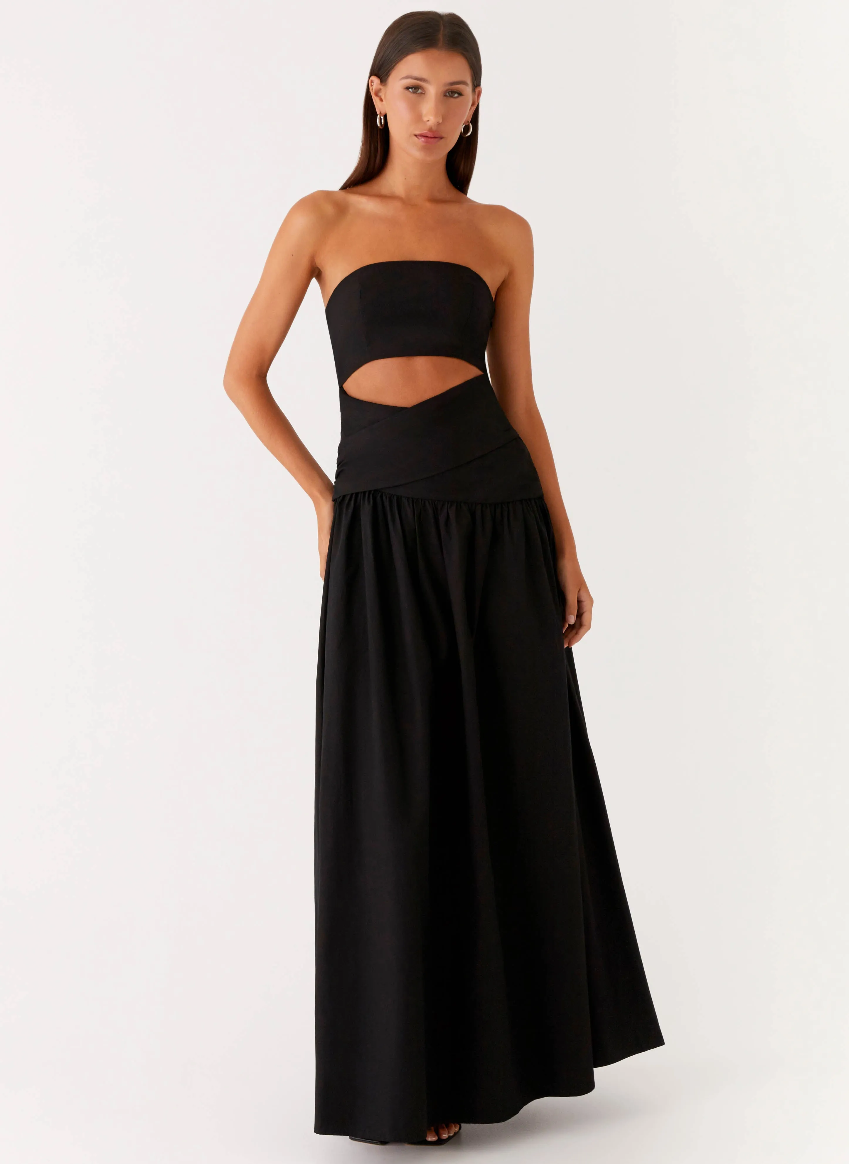 Lumen Maxi Dress - Black Comfortable casual dress Anytime Wear