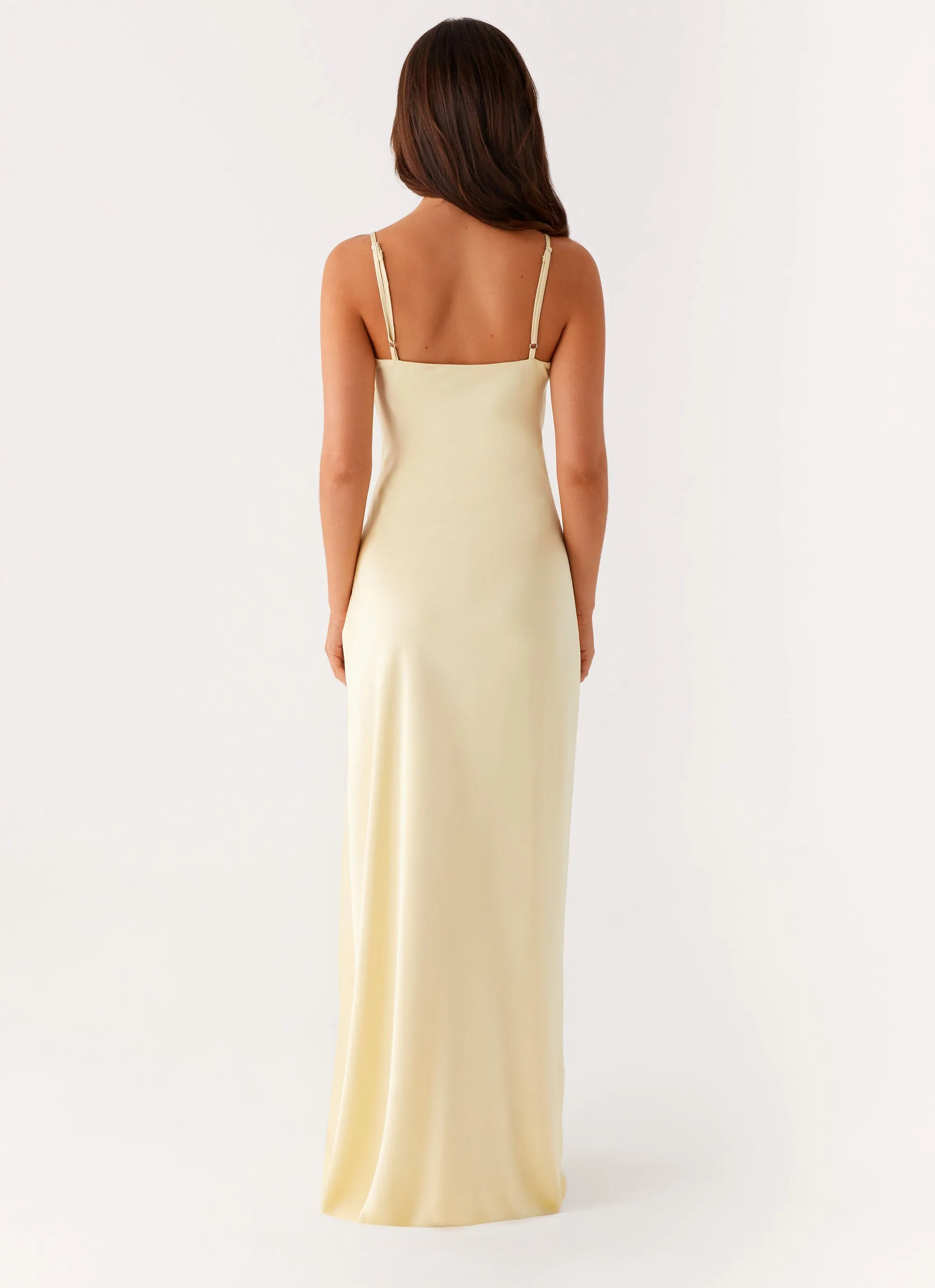 Elona Maxi Dress - Baby Yellow Birthday-Celebration