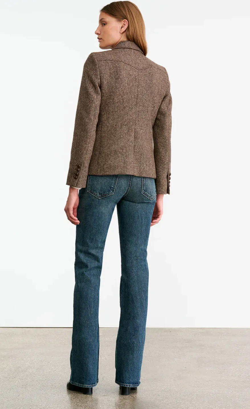 Lyon Jacket in Brown Donegal SoftLining