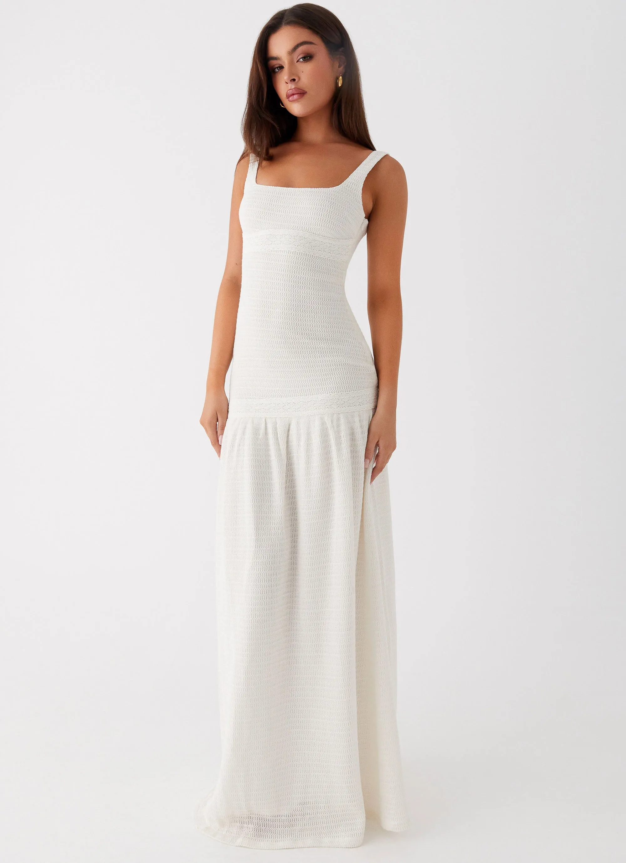 Comfortable outdoor wear Functional Wear Lyrical Maxi Dress - Ivory