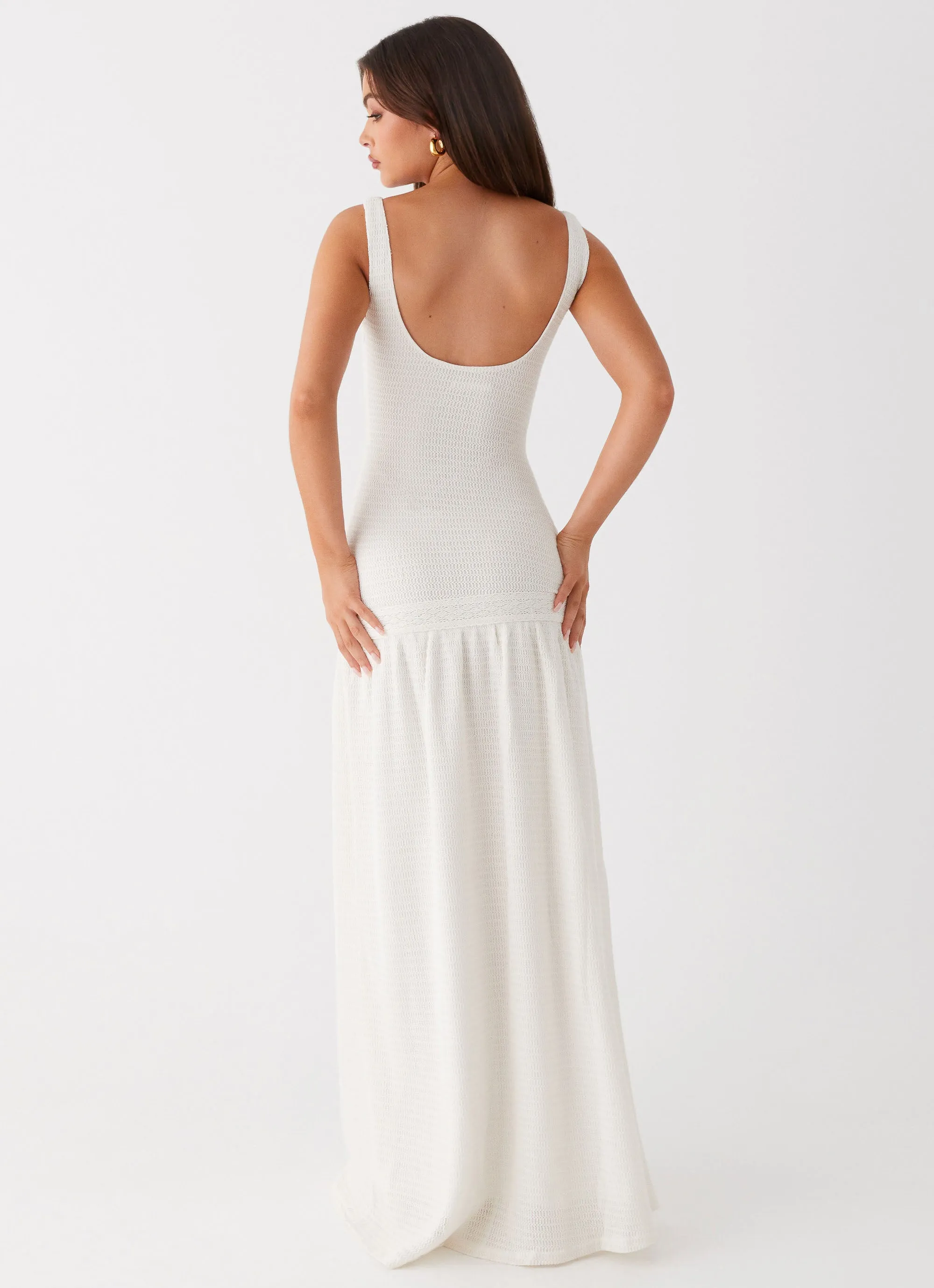 Modern Comfort Fit Clean Lyrical Maxi Dress - Ivory