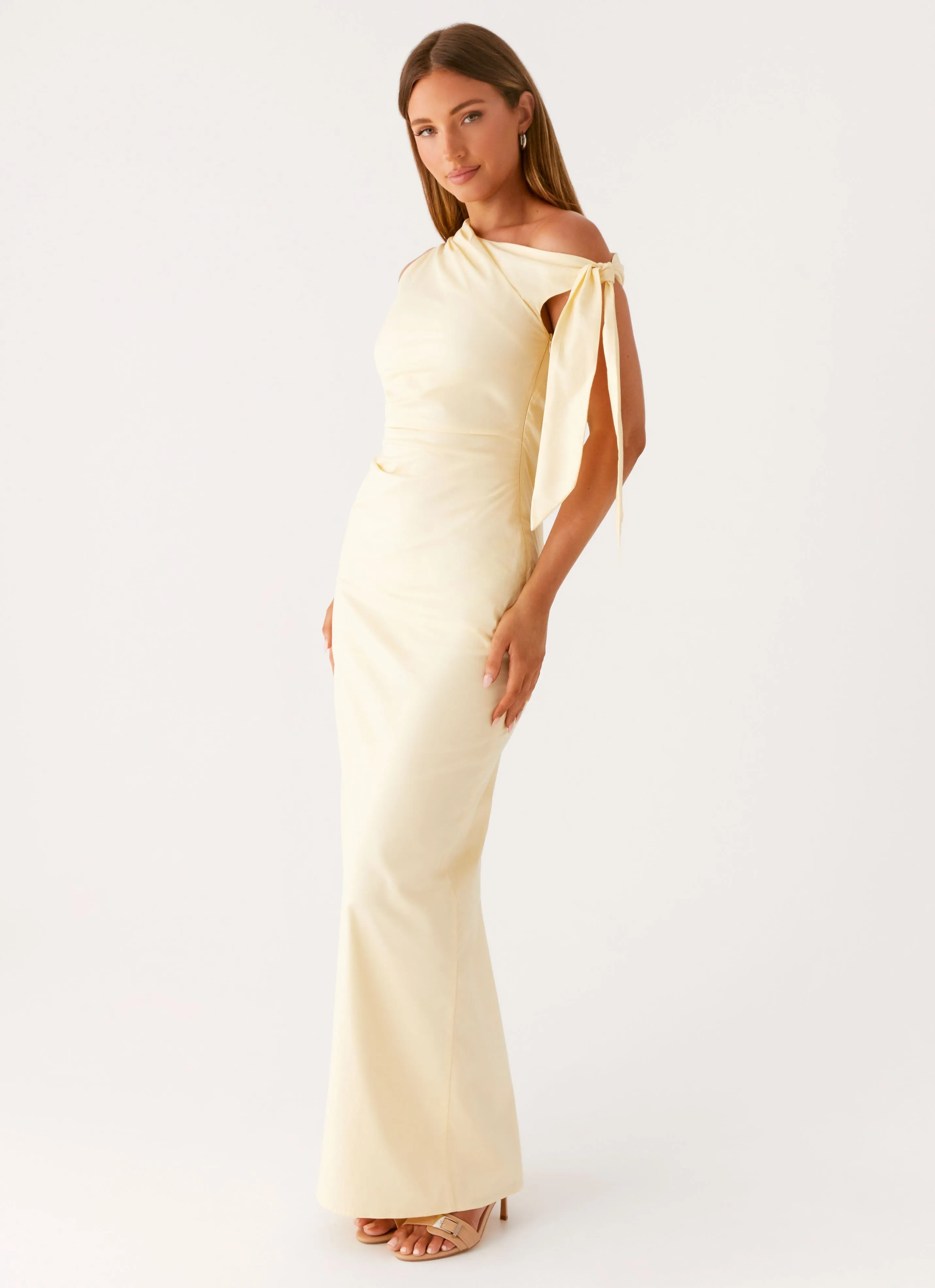 Marella Maxi Dress - Yellow Formal-look