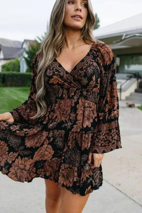 Brown Eyed Beauty V-Neck Dress Timeless Wear