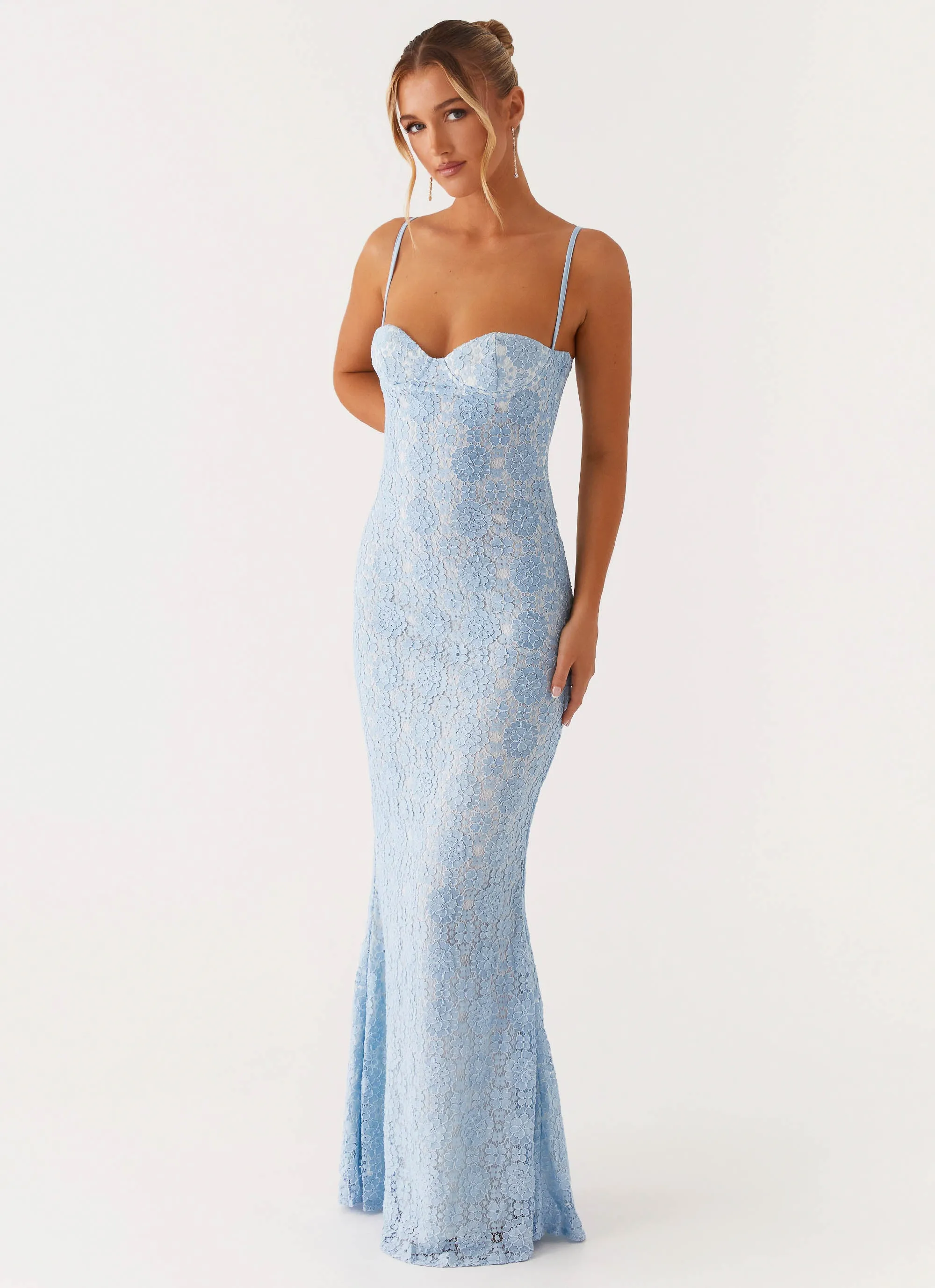 Sonia Maxi Dress - Blue Fresh Aesthetic