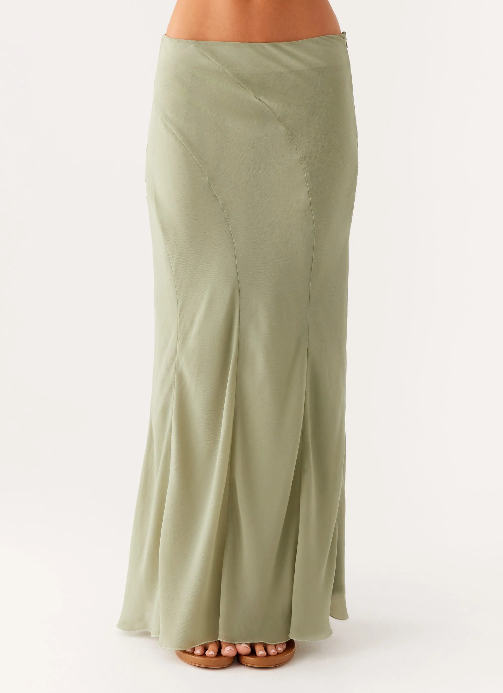 Smooth Motion Maddox Maxi Skirt - Sage