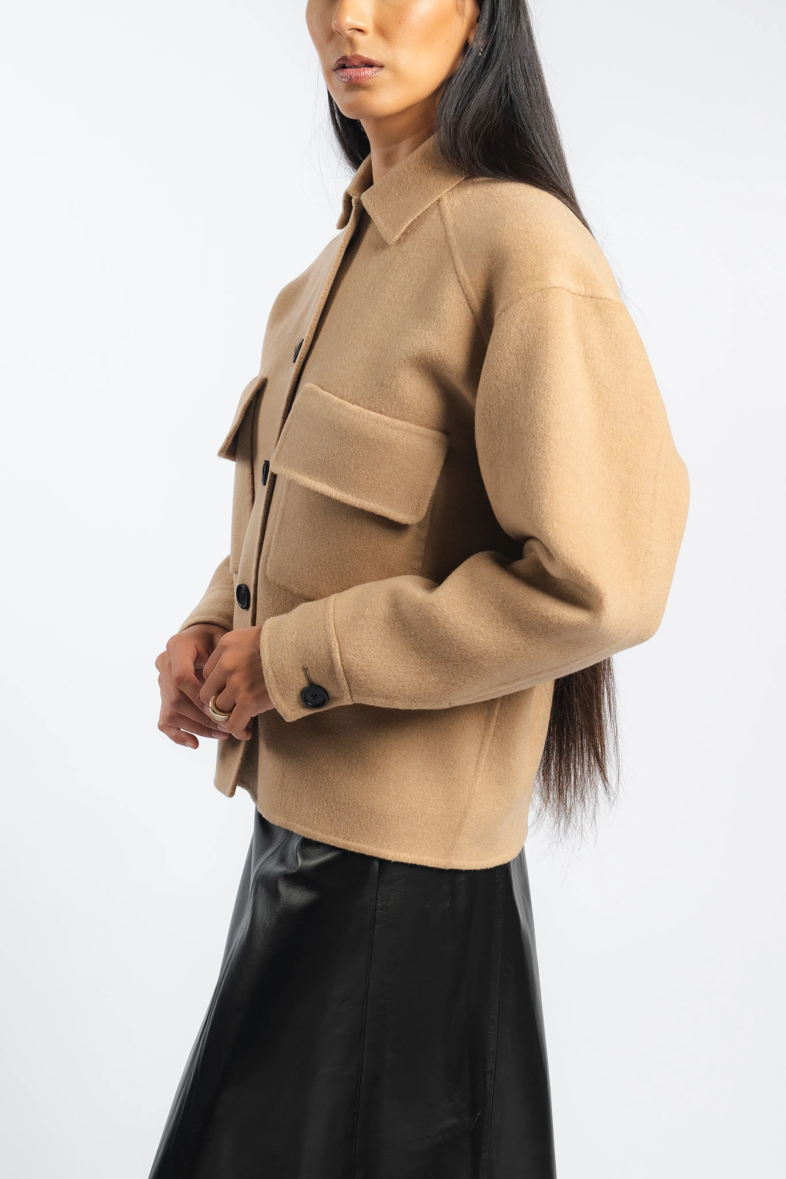 Cropped DF Jacket Eco Dye Process