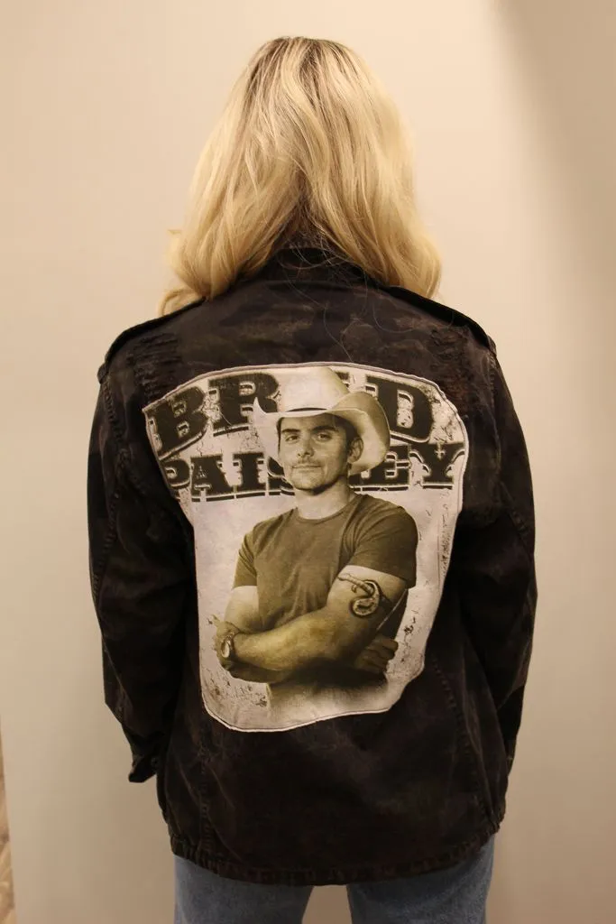 Anti Pilling Brad Paisley Acid Wash Camo Jacket