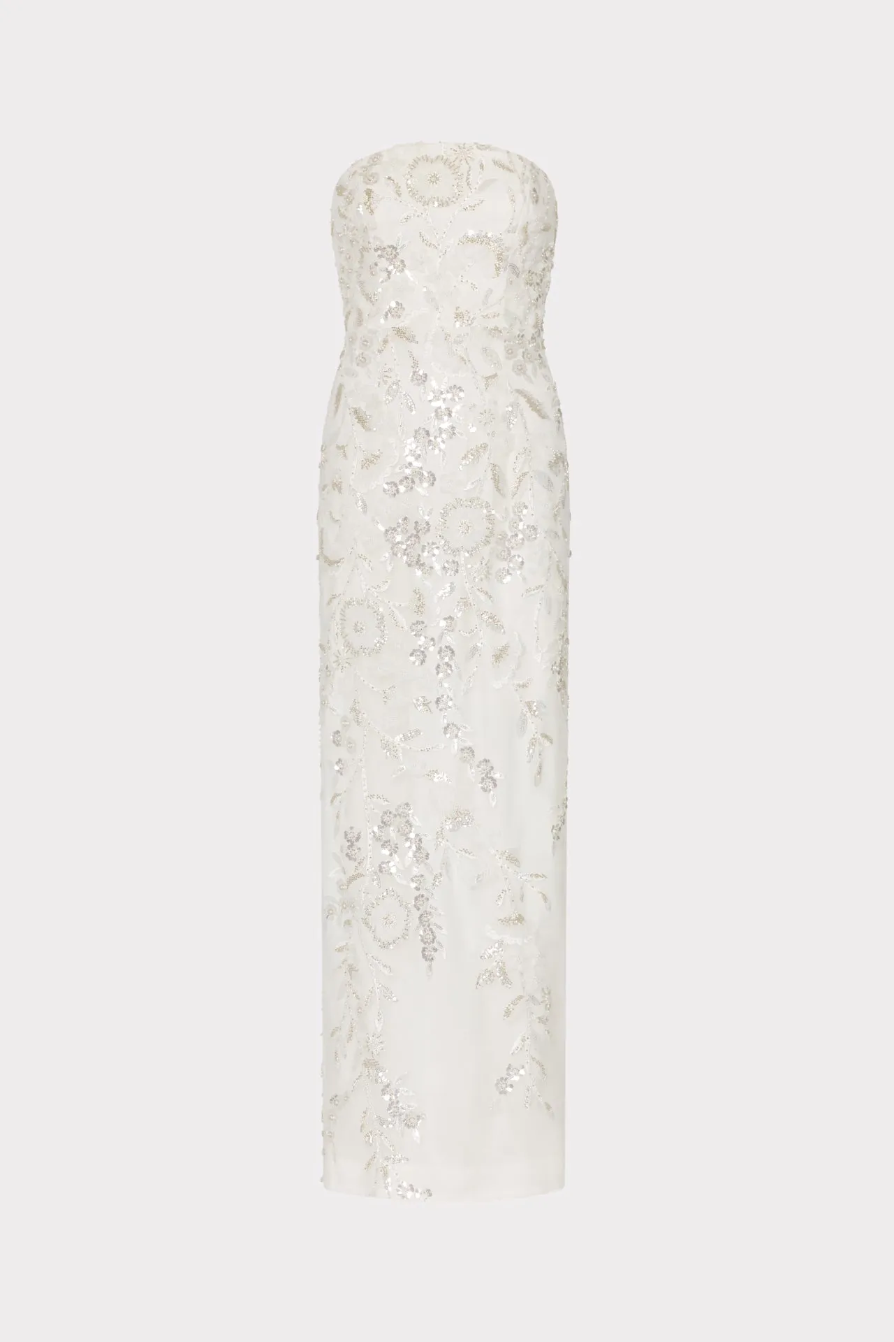 Classic knee-length dress Chic Motion Magnolia Beaded Dream Sequin Maxi Dress