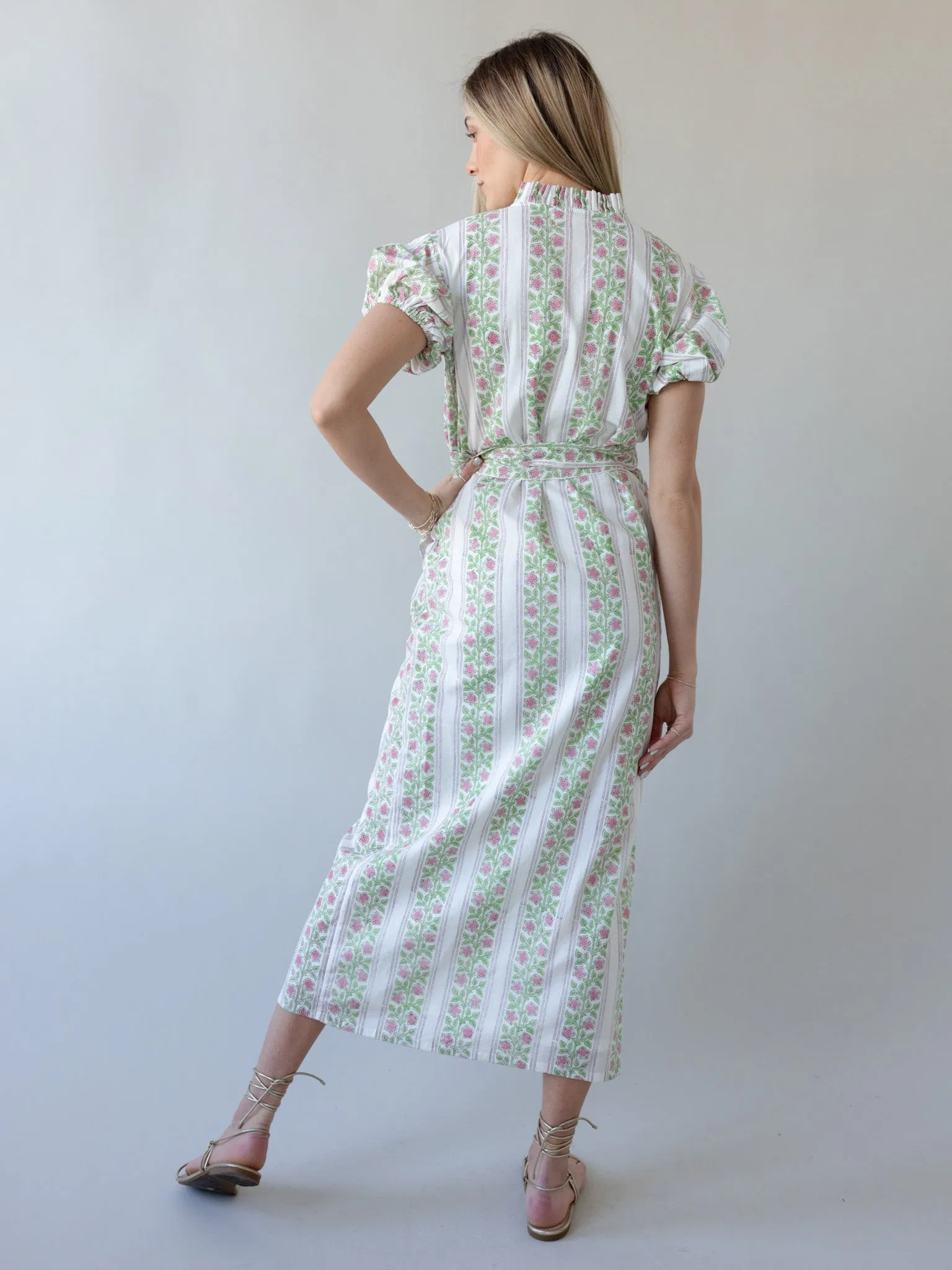 Sister Glow Maison De Frederic Pink Maxi Dress