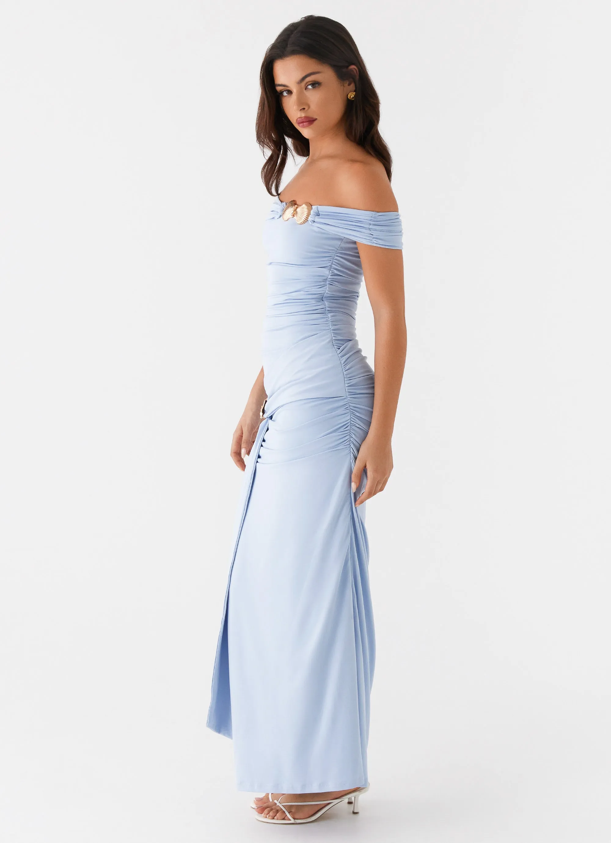 Majorly Maxi Dress - Blue Sharp Mood