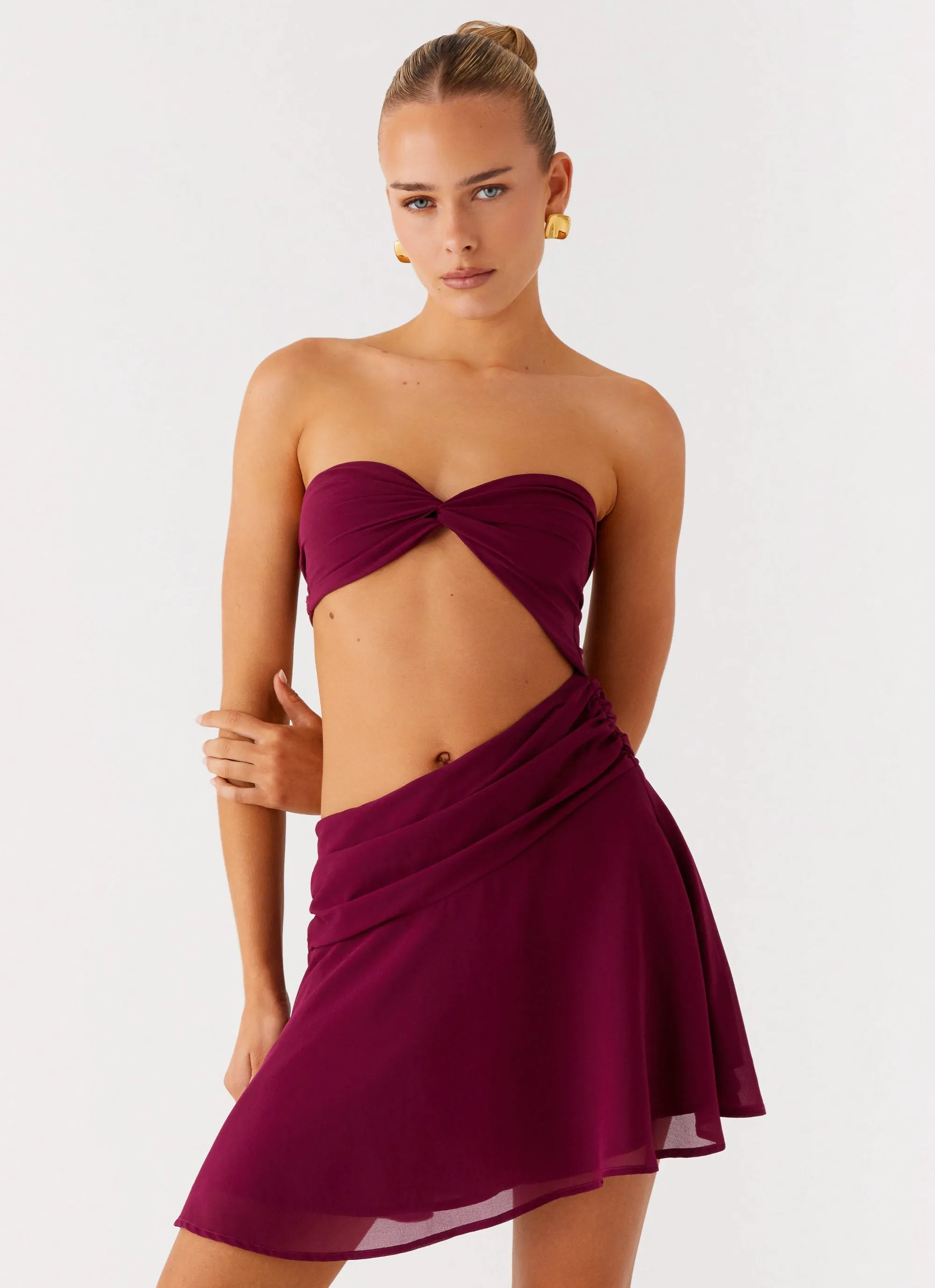 Personality Style Bold Details Marbella Mini Dress - Violetta