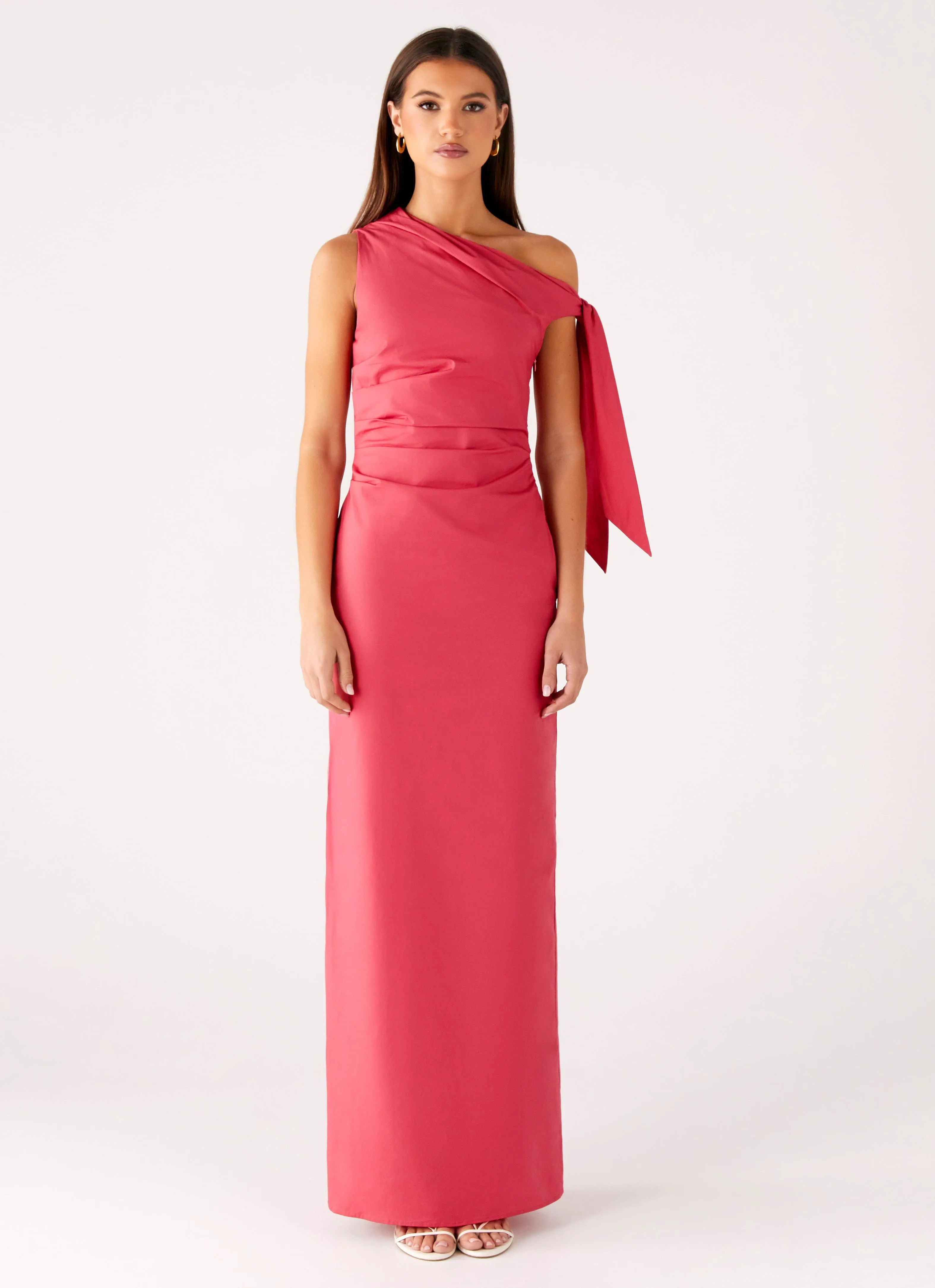 Marella Maxi Dress - Coral French Vibe Relaxed Mood