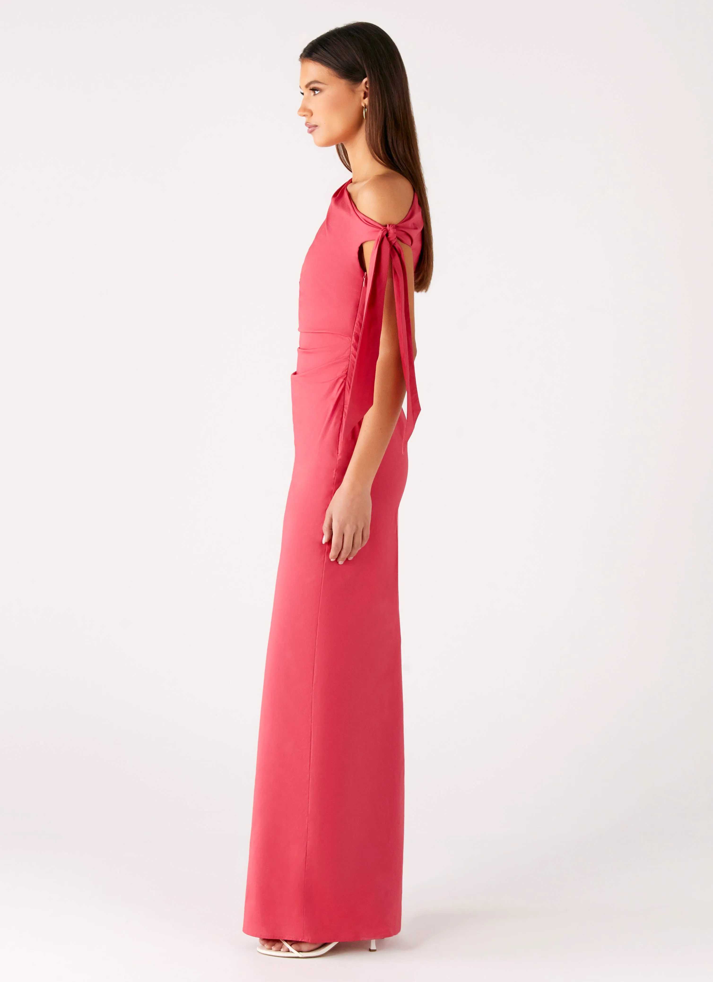 Marella Maxi Dress - Coral Body Positive