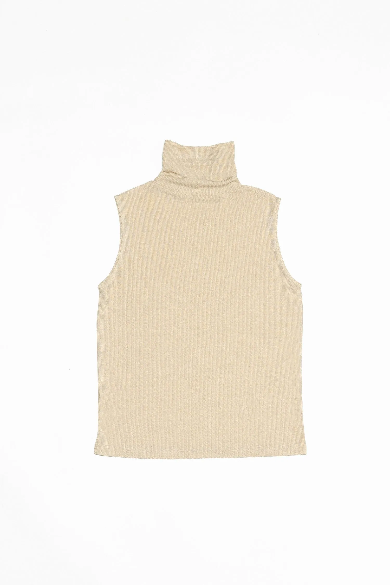 Reinforced Hem casual top Marian Top Oatmeal