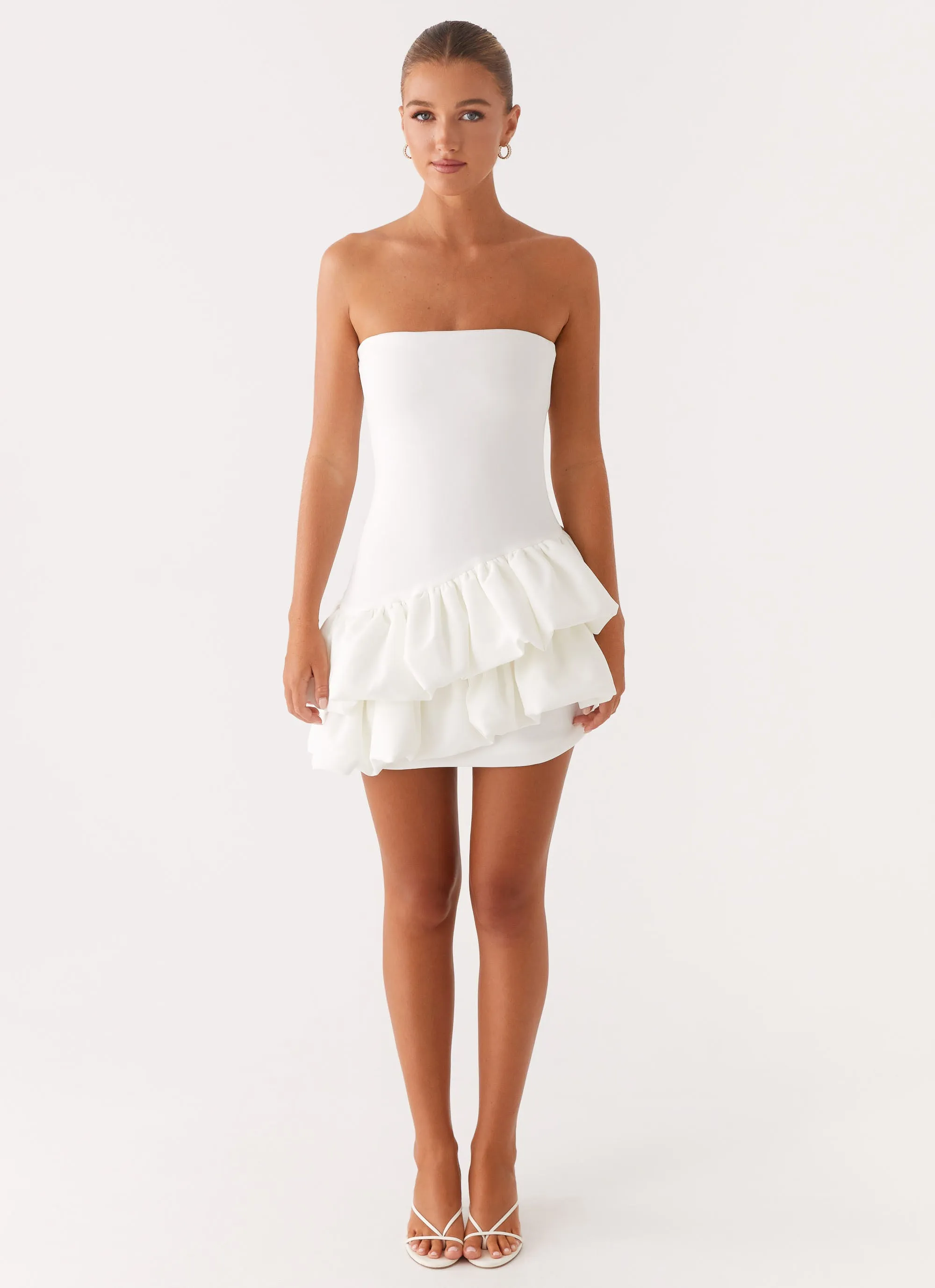 Reinforced Hems Iconic Style Marie Mini Dress - White