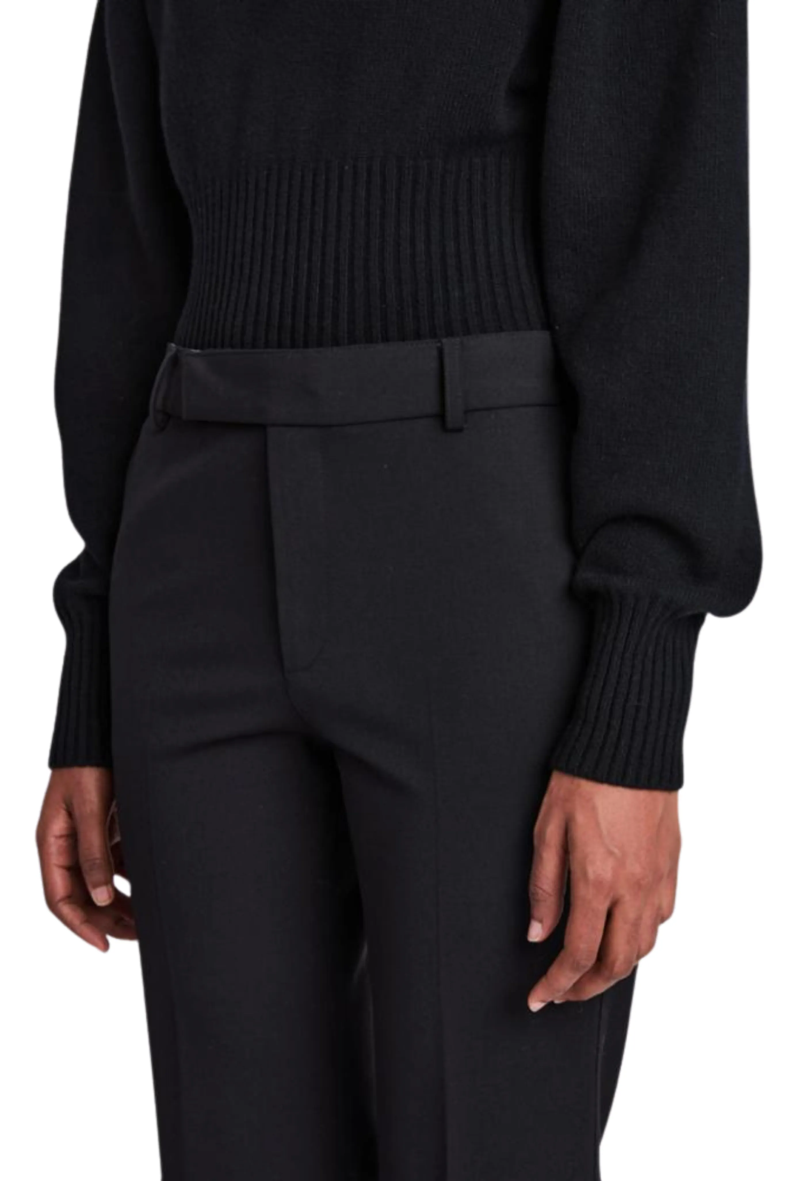 Winter Fashion Abrasion Resistant Fabric Marlene Wool Pant