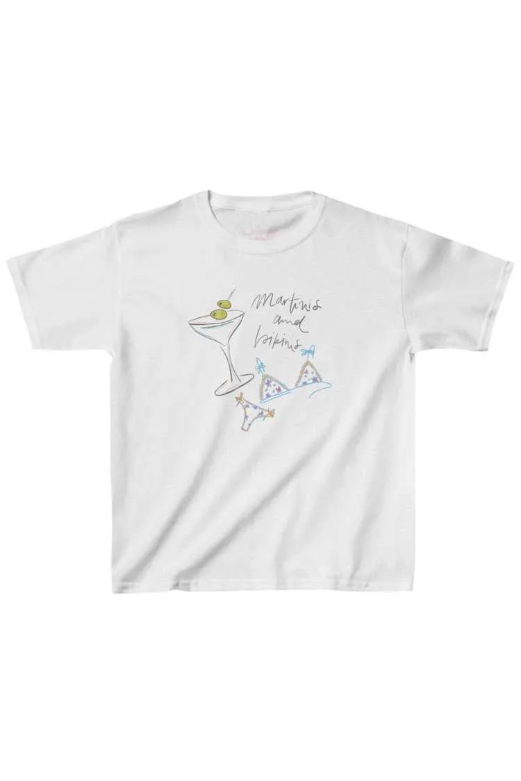 Martinis & Bikinis Baby Tee SmoothZipper