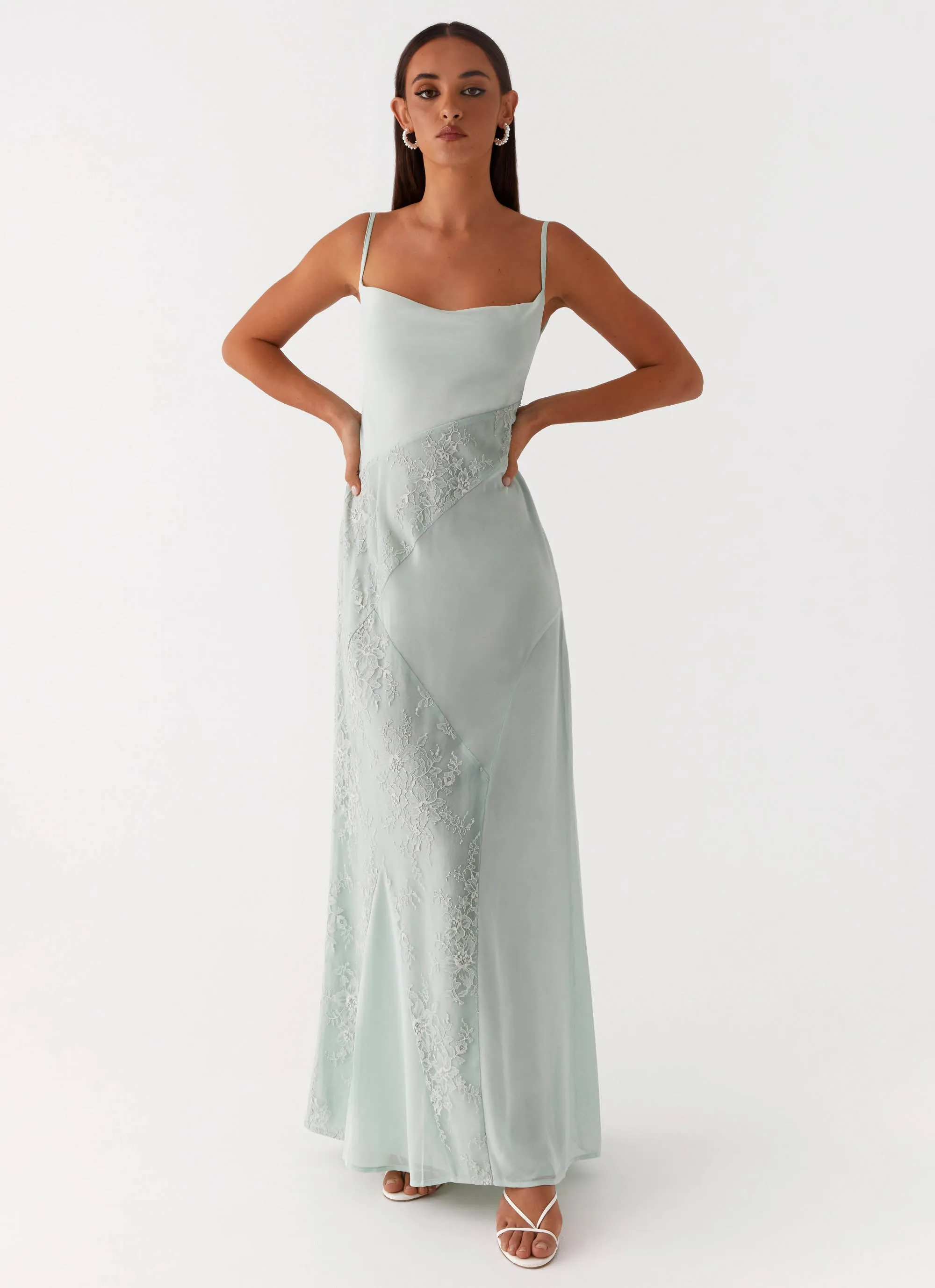 Gabriana Maxi Dress - Sage Fresh Outfit