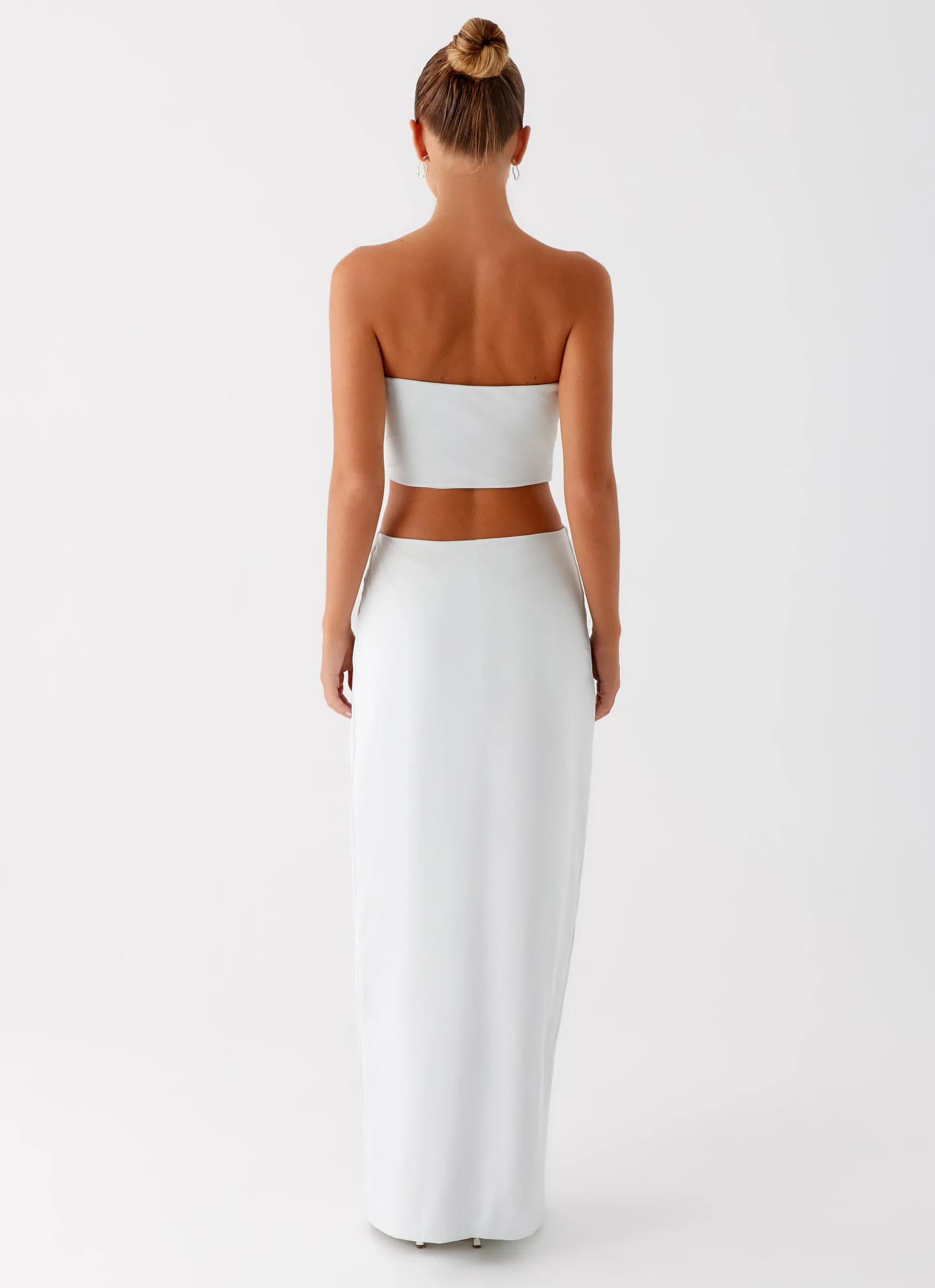 Mayfair Maxi Dress - Mint Influencer-Style Basic Shape