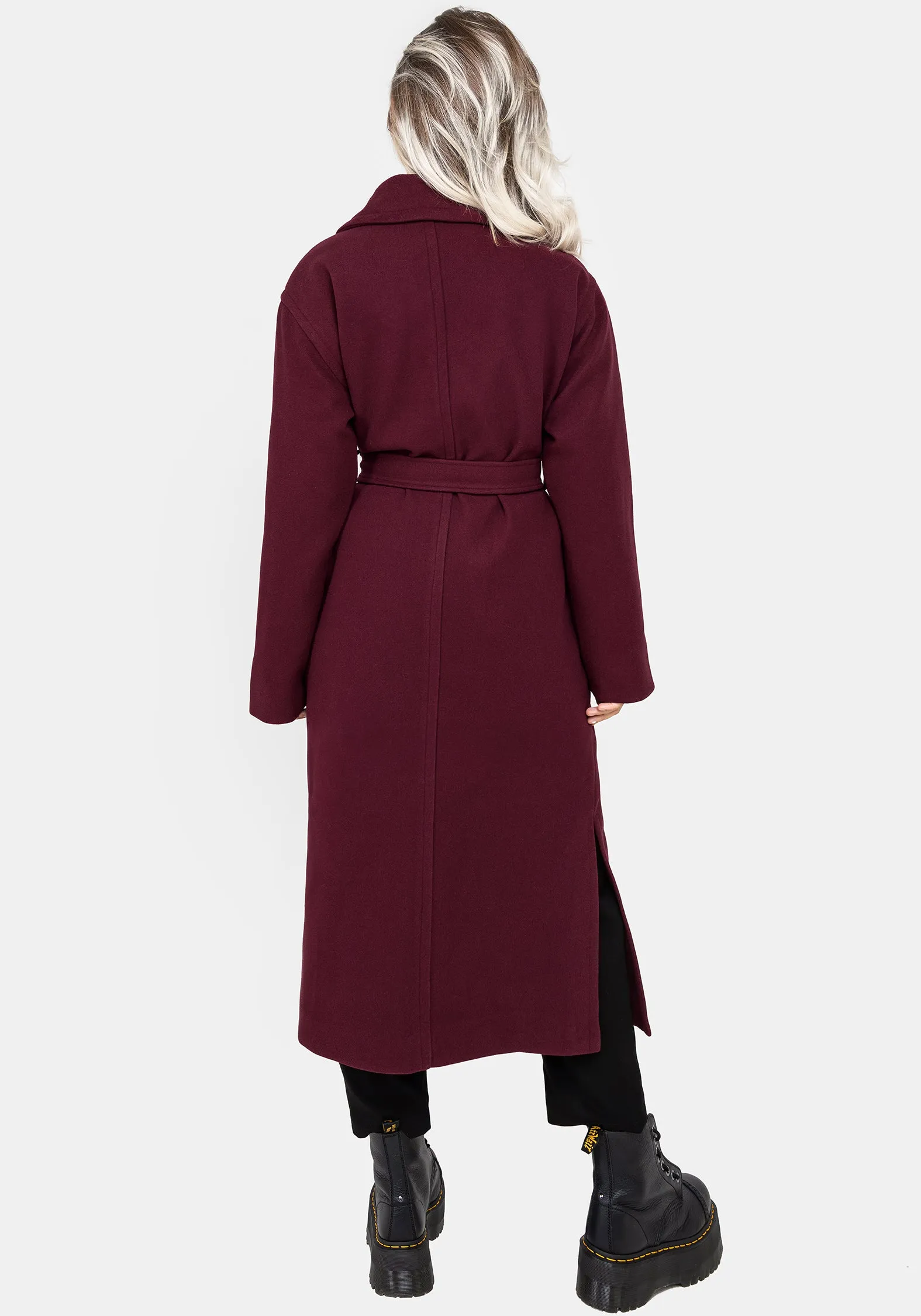 Meltdown Oversized Coat with Brooch - Red PFC Free Treatment City Ready