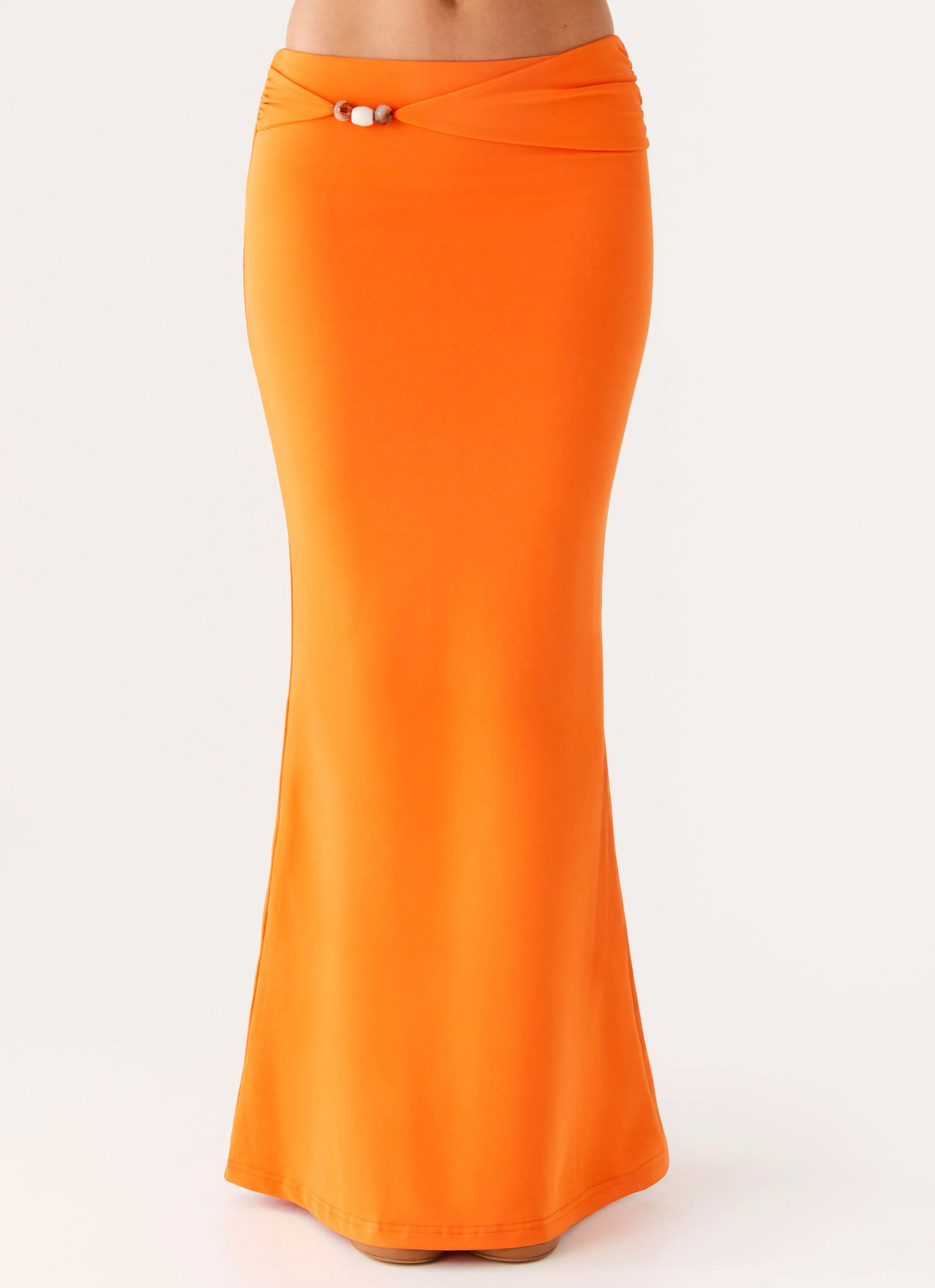Outdoor Comfort Mention Maxi Skirt - Orange