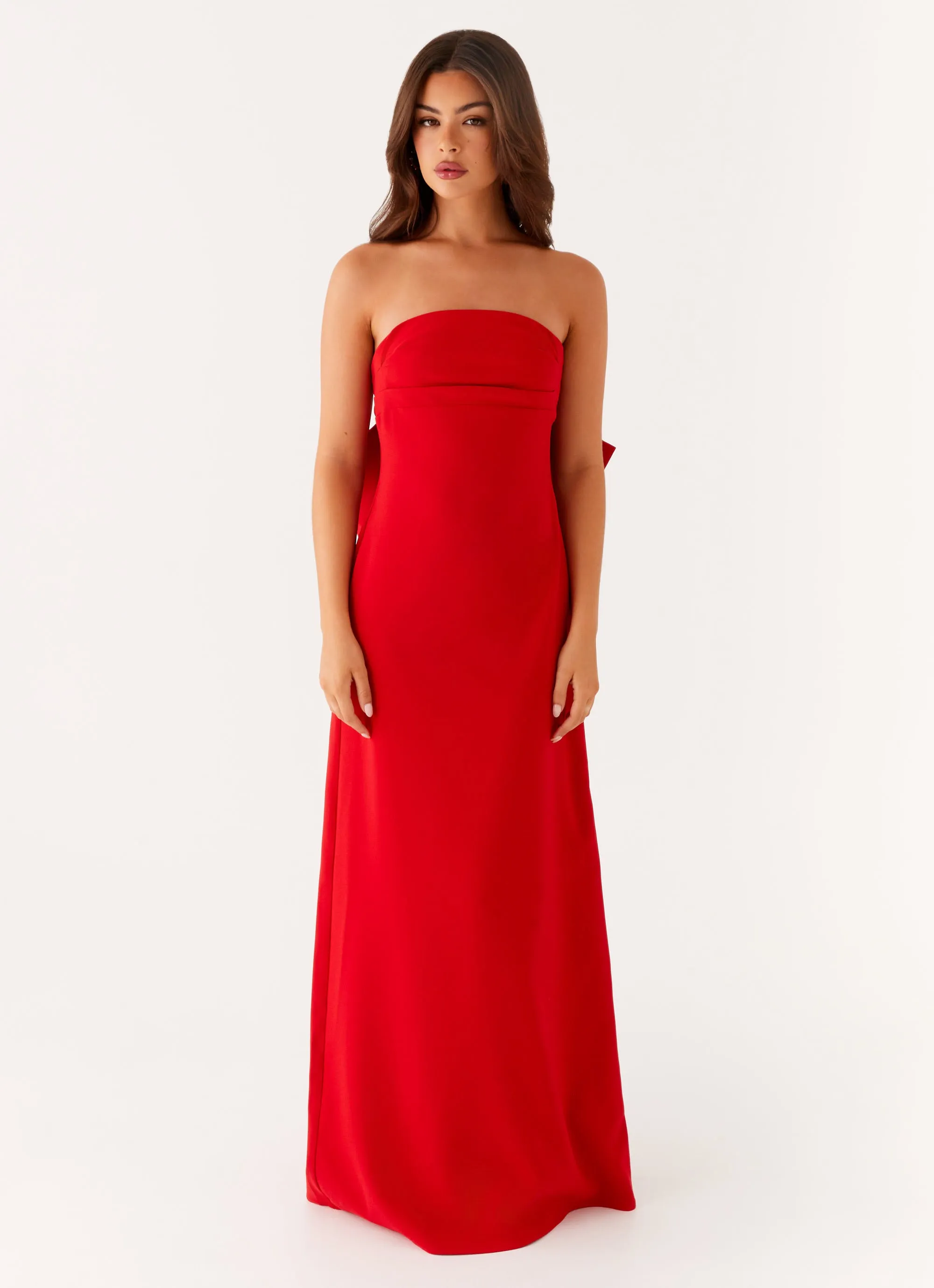 Spring Flow Meredith Maxi Dress - Red
