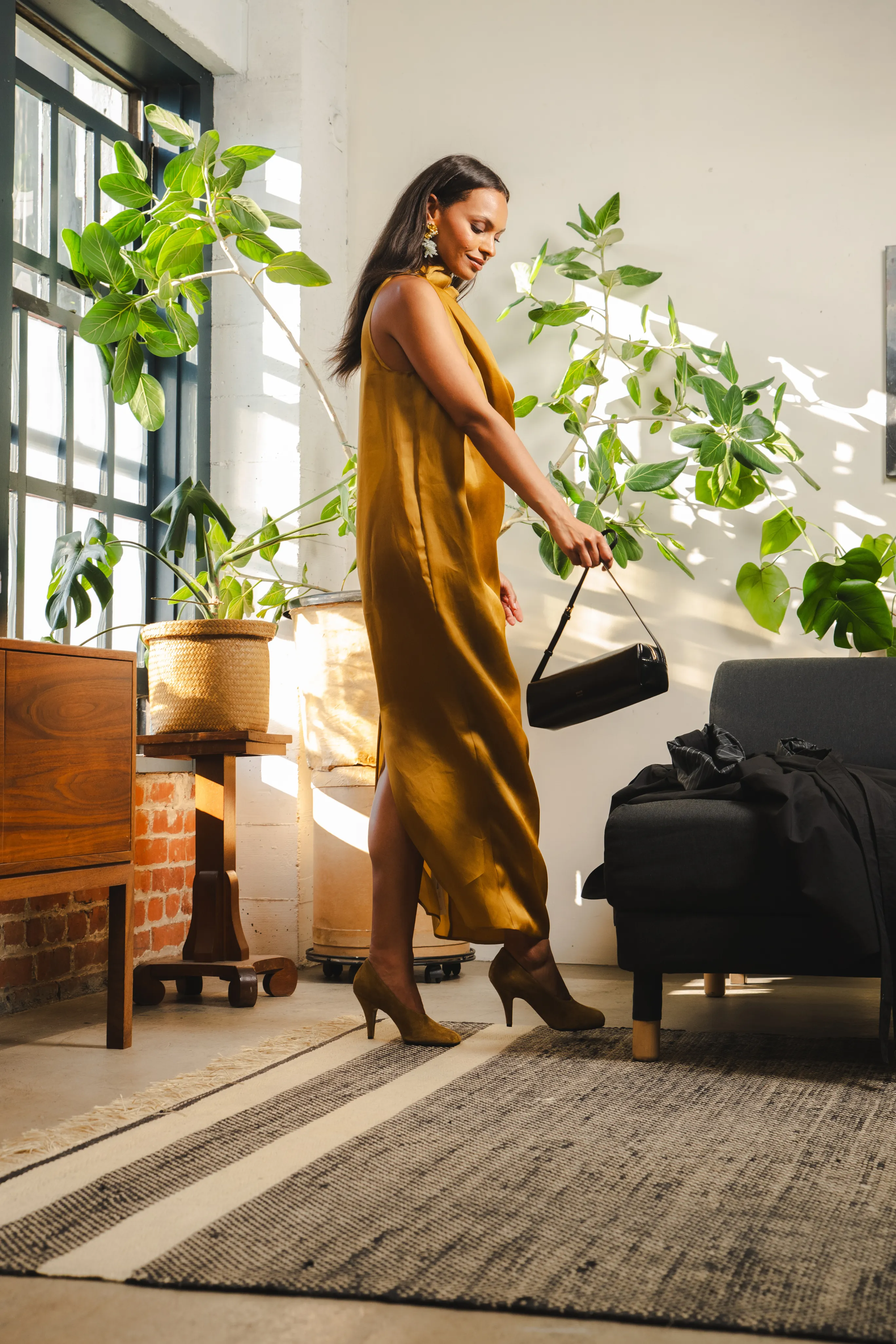 Meryl Dress Bishop-Sleeve