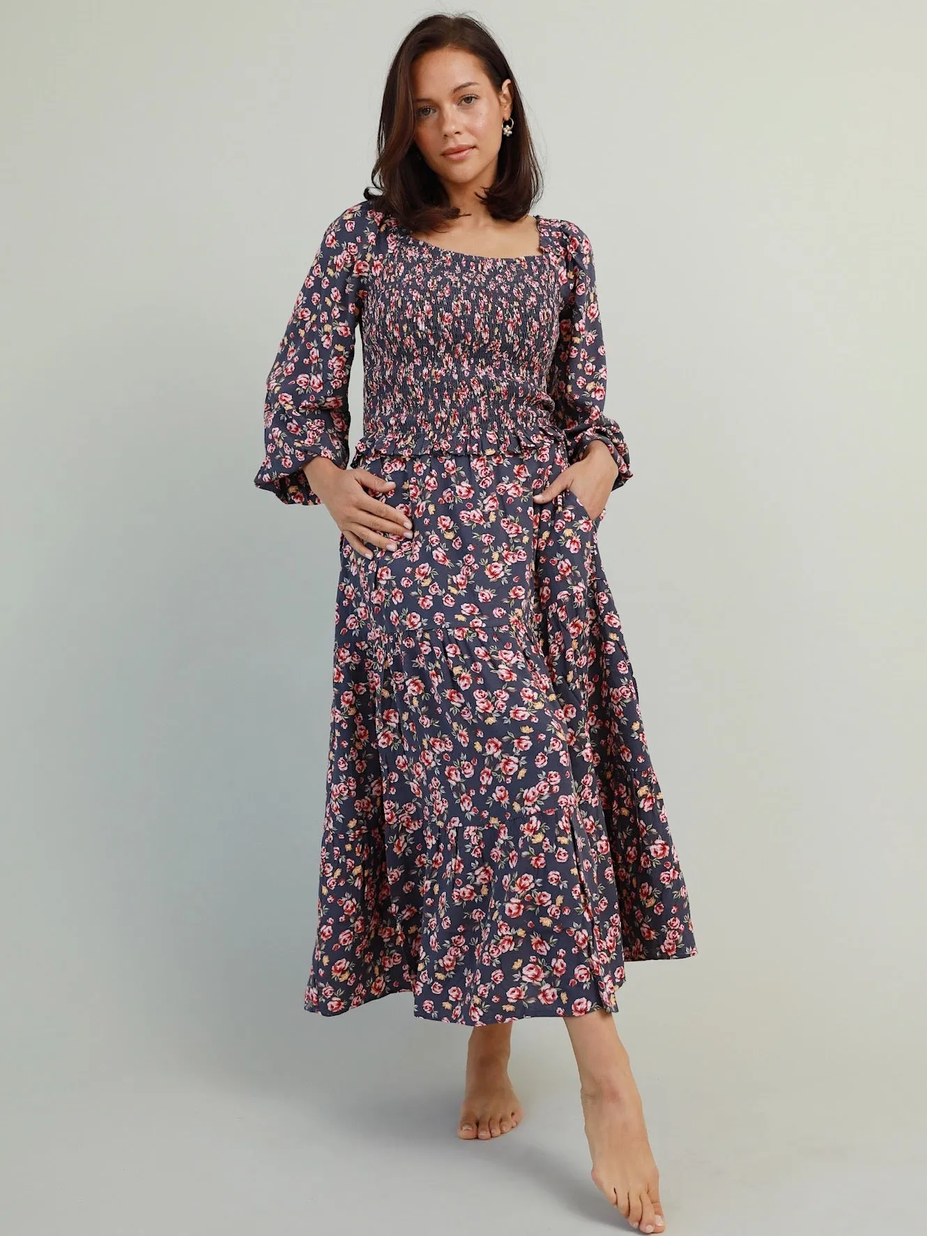 YarnDyedFabric In Bloom Blouse