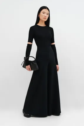 Layered Collar WideNeckOpening Petite Georgia Pants