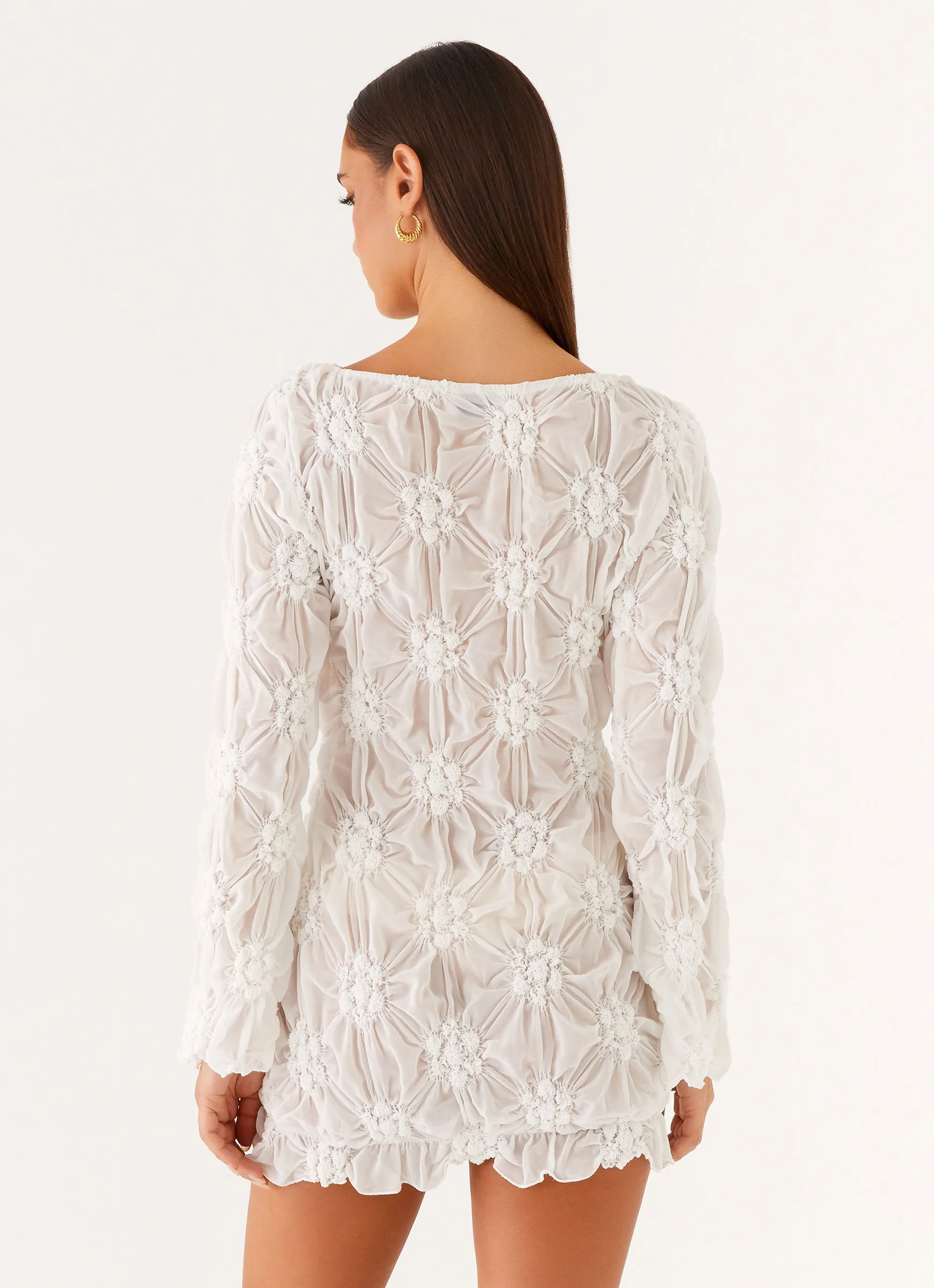 City Look Bestseller Item Mia Long Sleeve Dress - Ivory