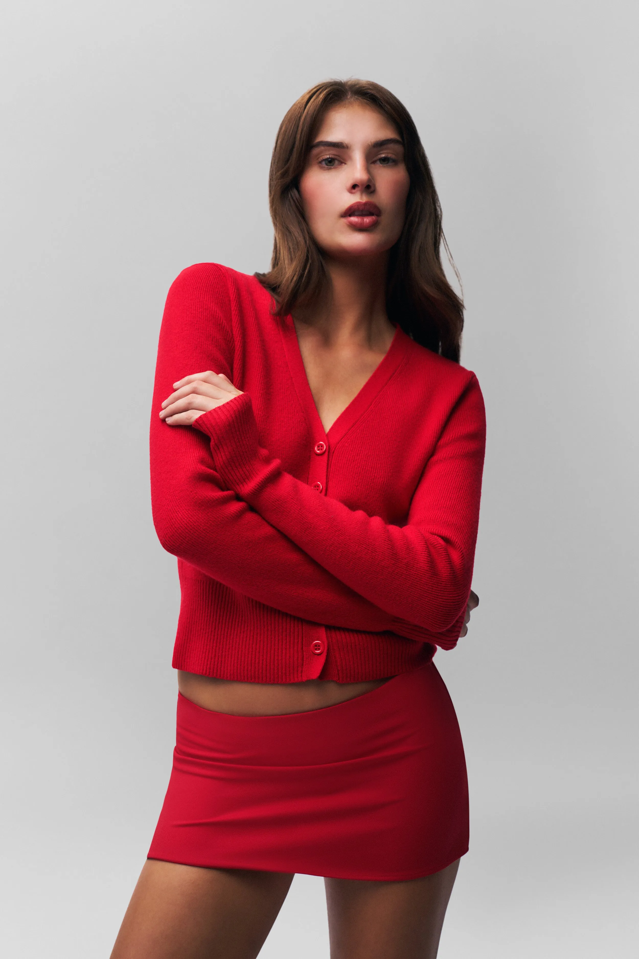 Tear Resistant Micro Mini Stretch Skirt