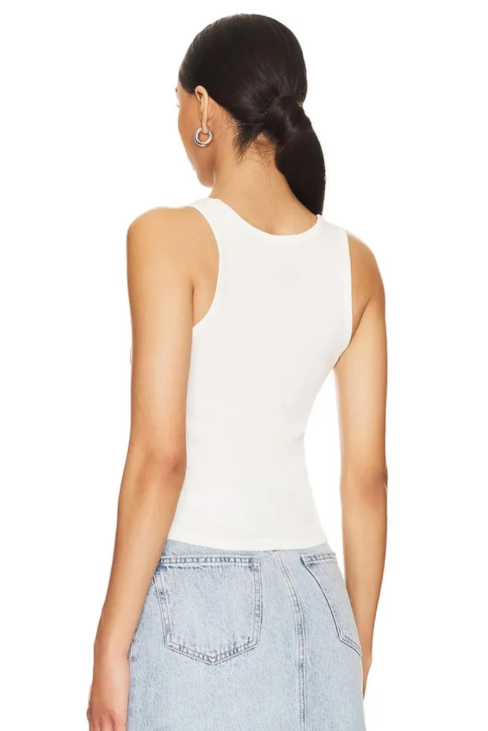 Wrinkle resistant fabric Coors Light 1980 Ribbed Tank