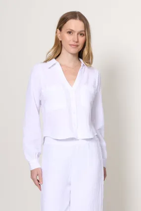 Campo Button Up Gauze Top AirflowVents