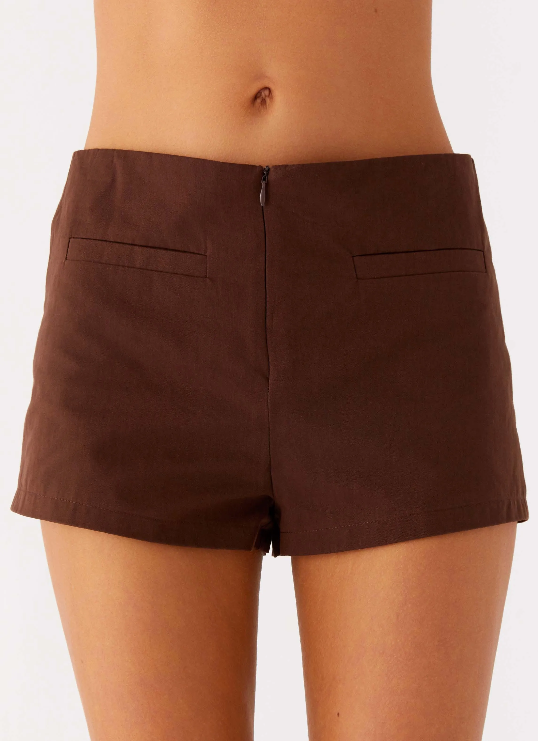 High Density Weave Ultimate Comfort Nia Micro Short - Chocolate
