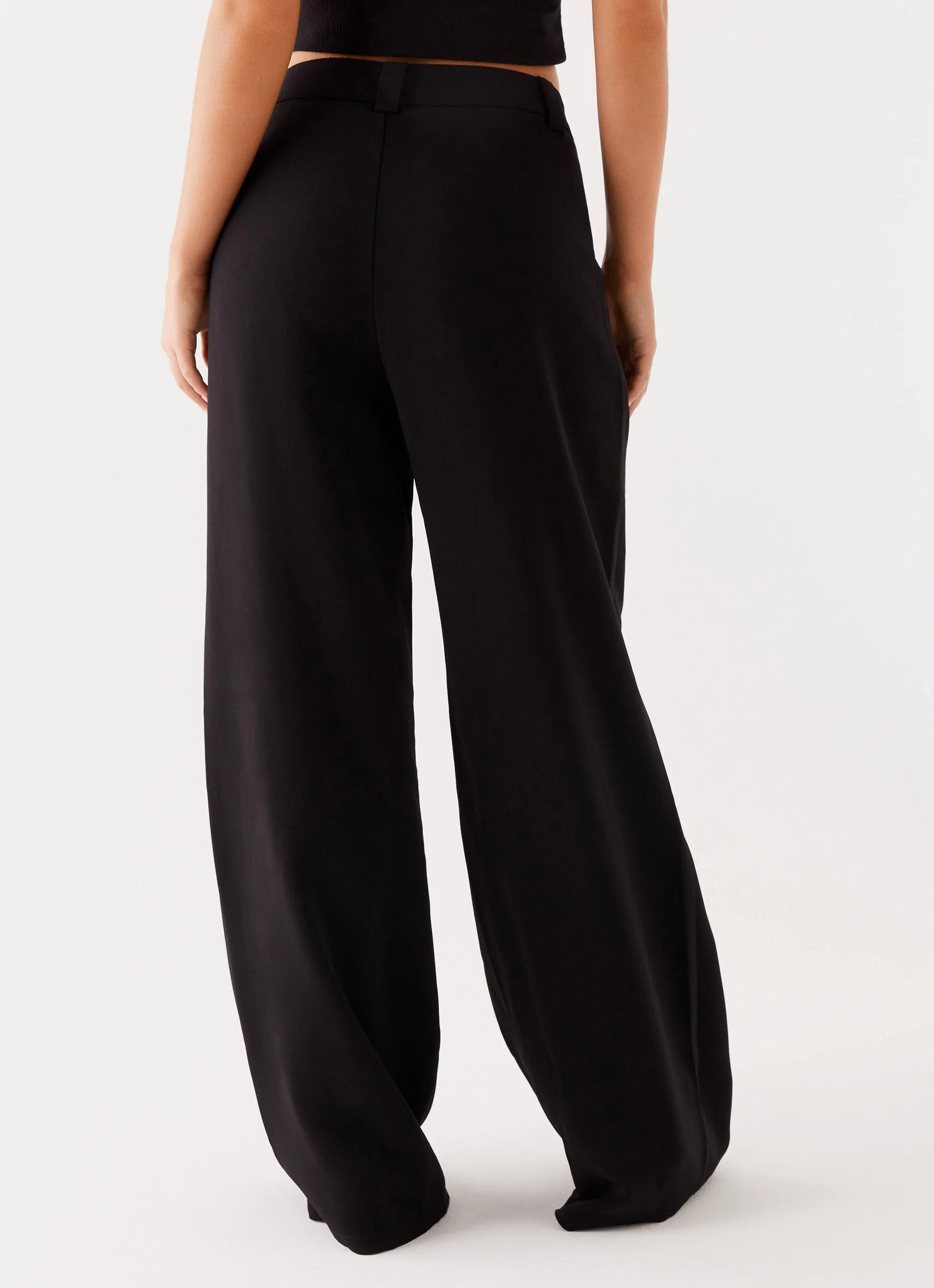 Midnight City Suit Pants - Black Multi Purpose Lightweight Feel