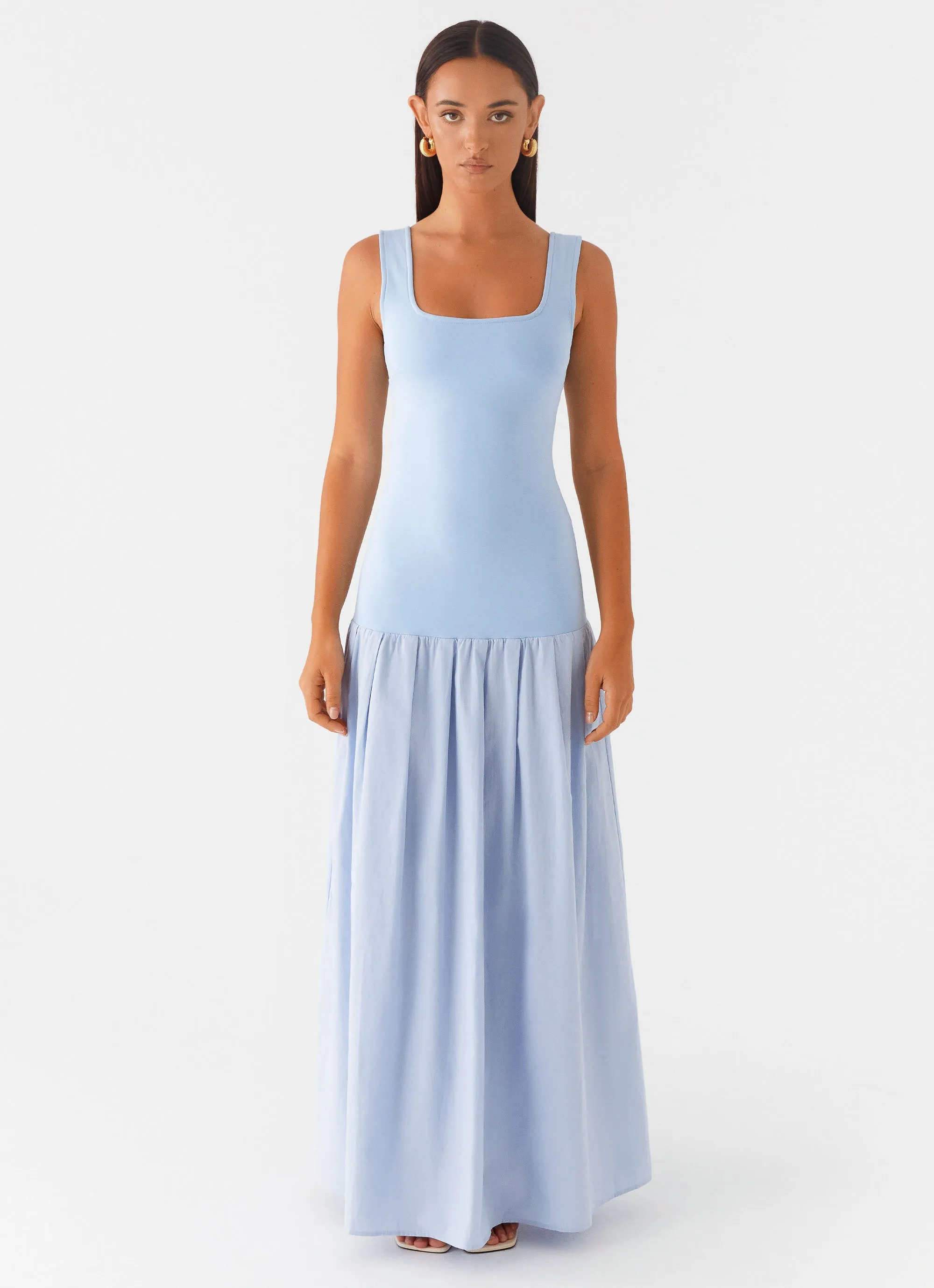 Feminine fit-and-flare silhouette Jaxon Maxi Dress - Blue