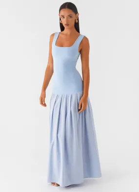 Jaxon Maxi Dress - Blue Summer Wardrobe Seasonal Fit