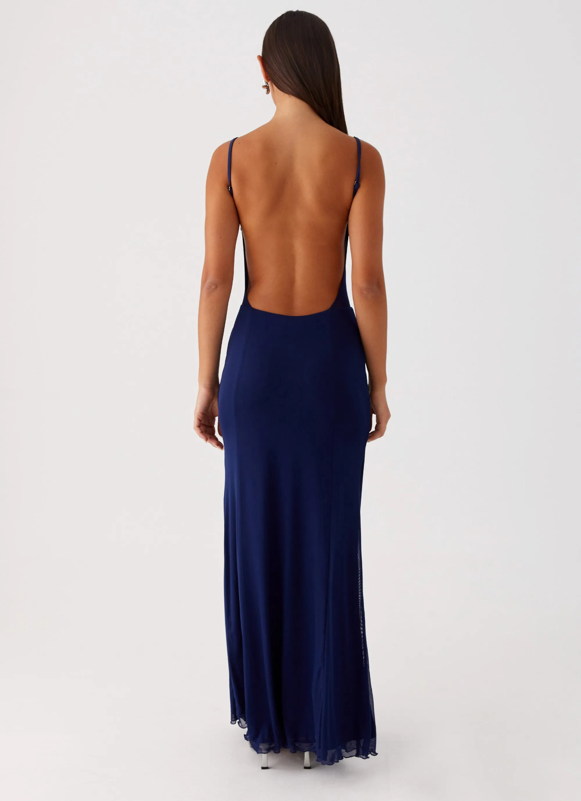 Edge Shape Miranda Maxi Dress - Navy