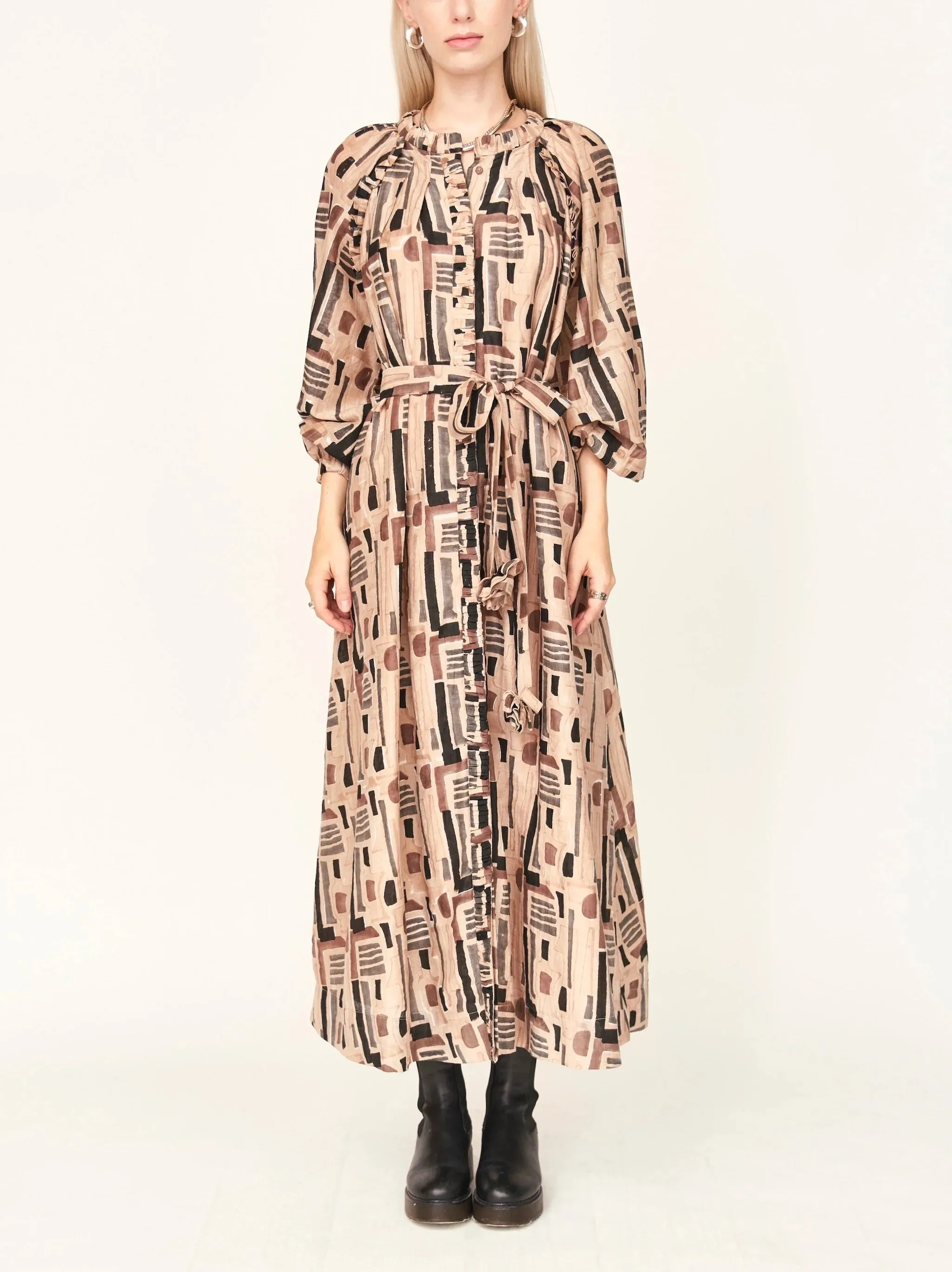 Skin-friendly Mirth Somerset Dress Labyrinth