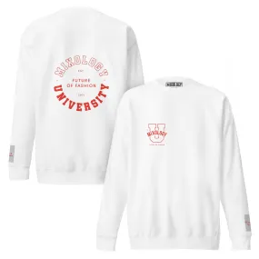 HighNeckCut FlexibleRibbing Mix U Unisex Sweatshirt