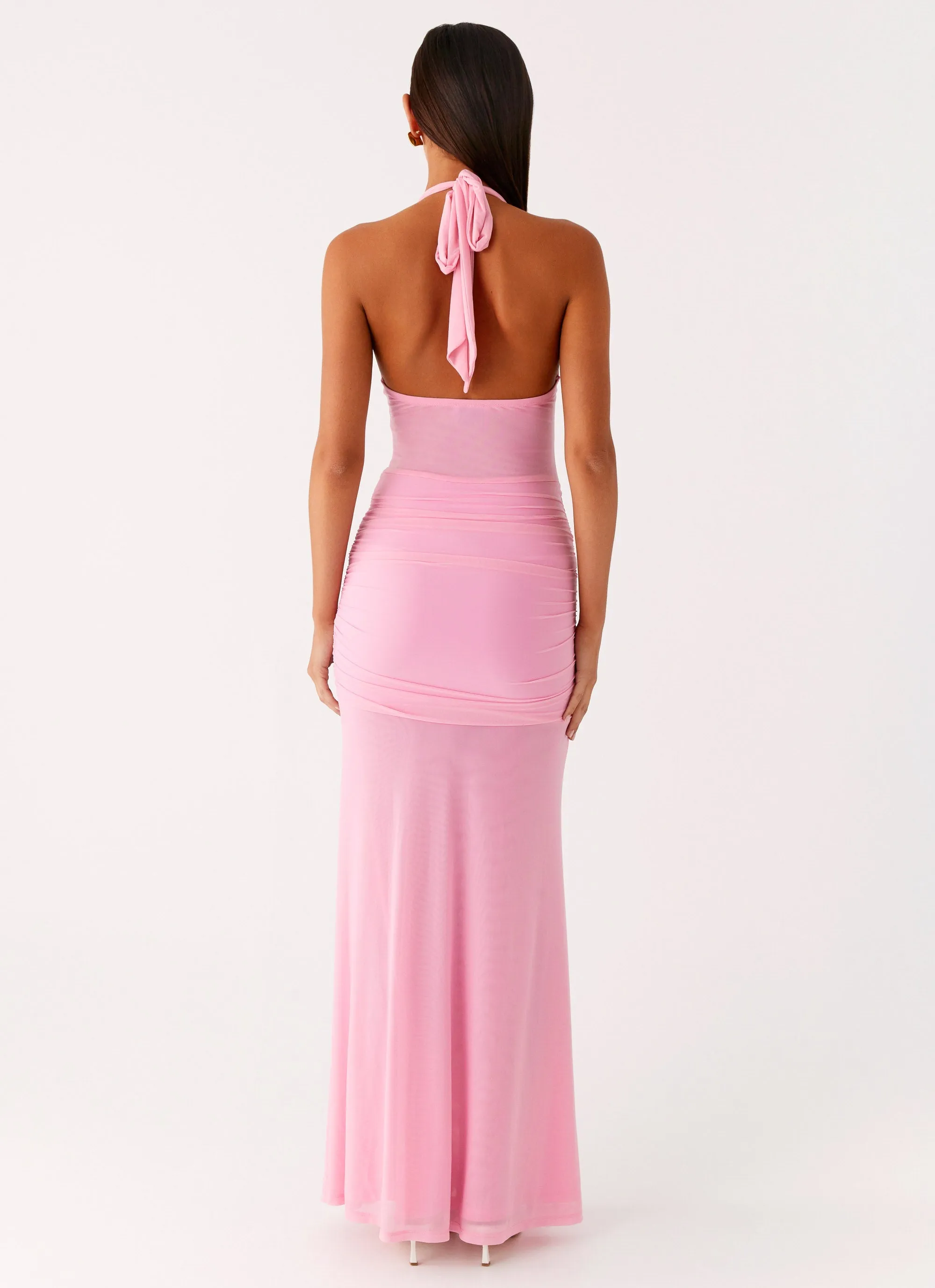Miyah Halter Hardware Maxi Dress - Baby Pink Inclusive Fit Relaxed fit wear