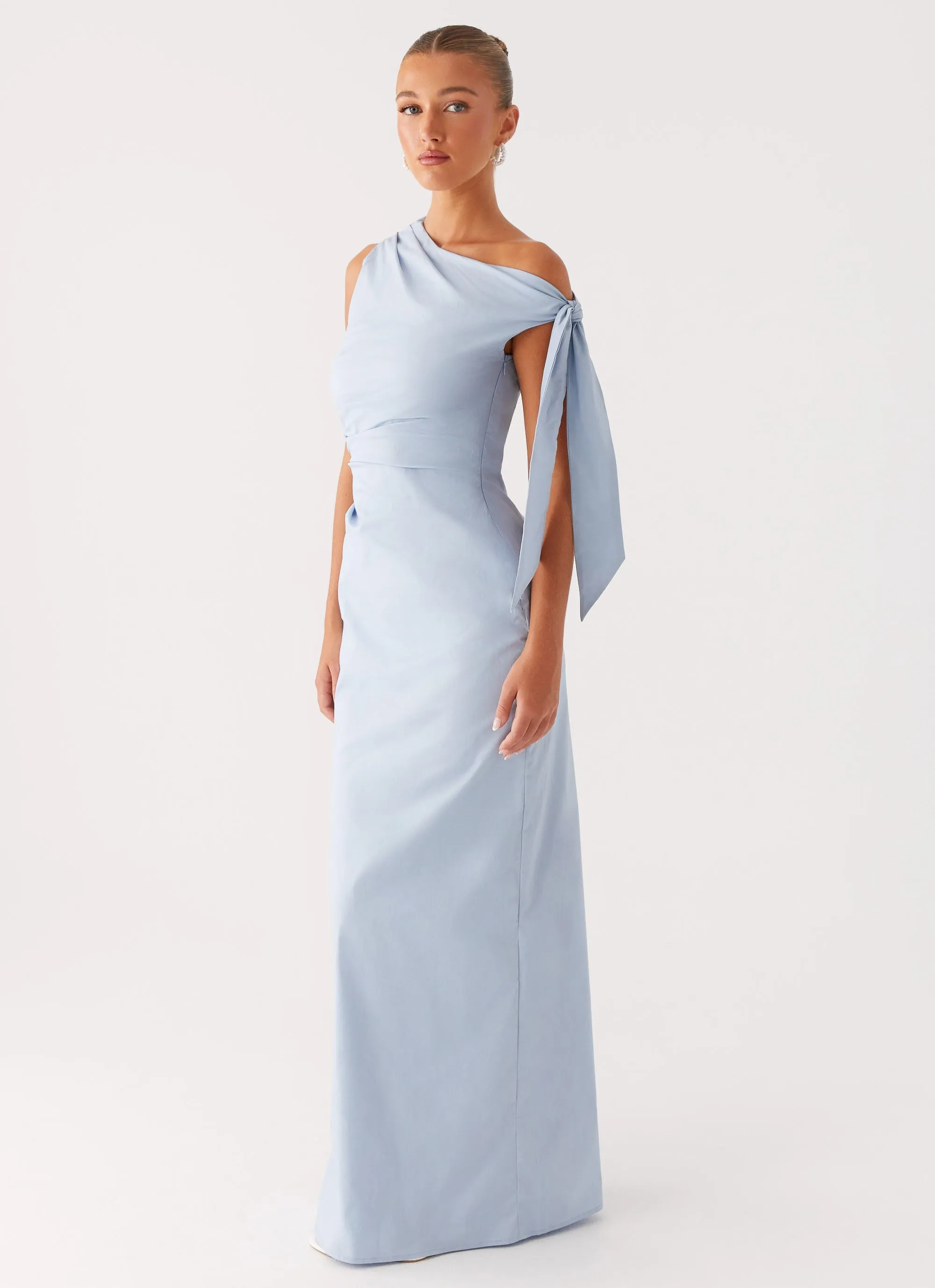 Marella Maxi Dress - Blue Relaxed and Elegant Smart Fit