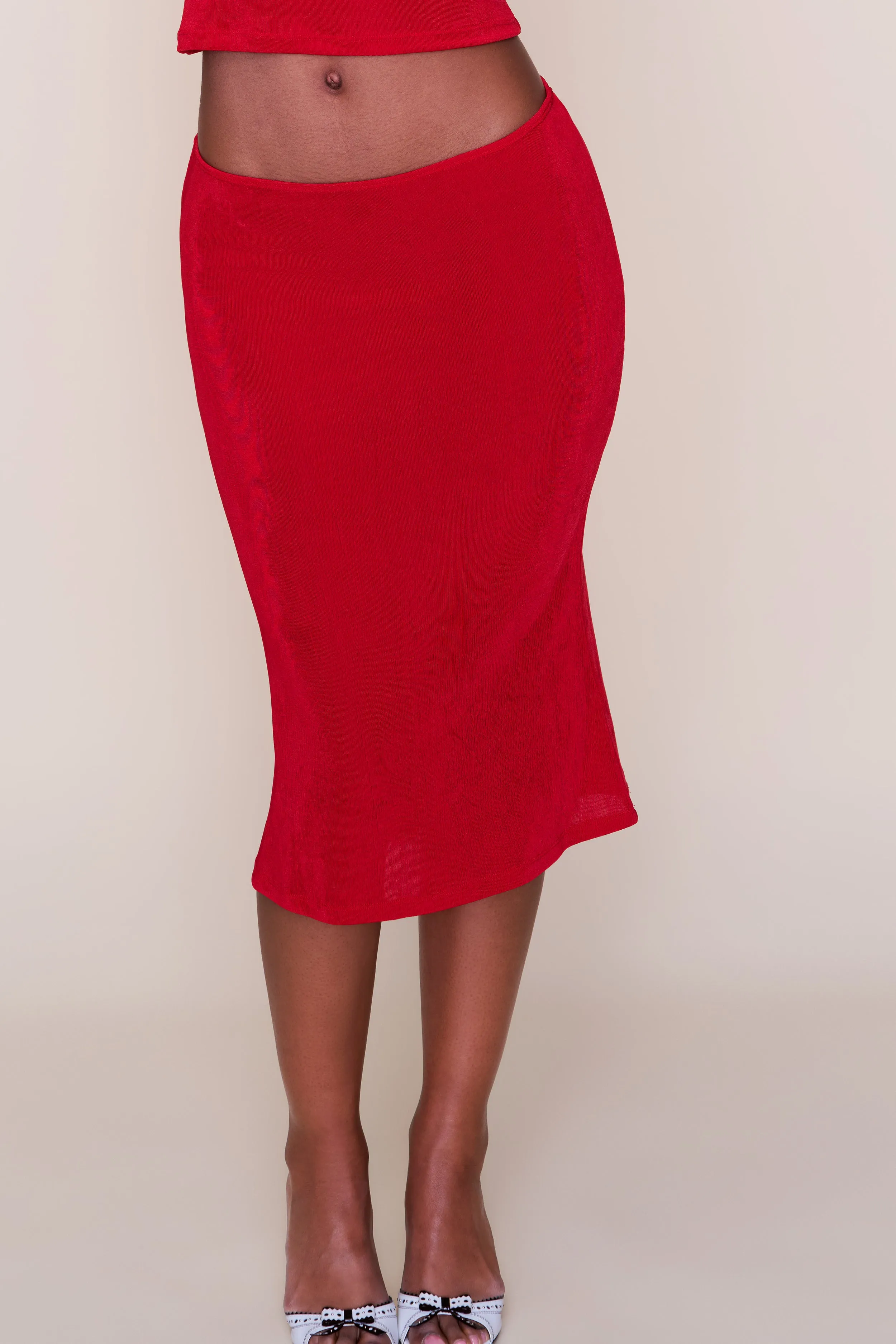 Functional Detail Selene Midi Skirt