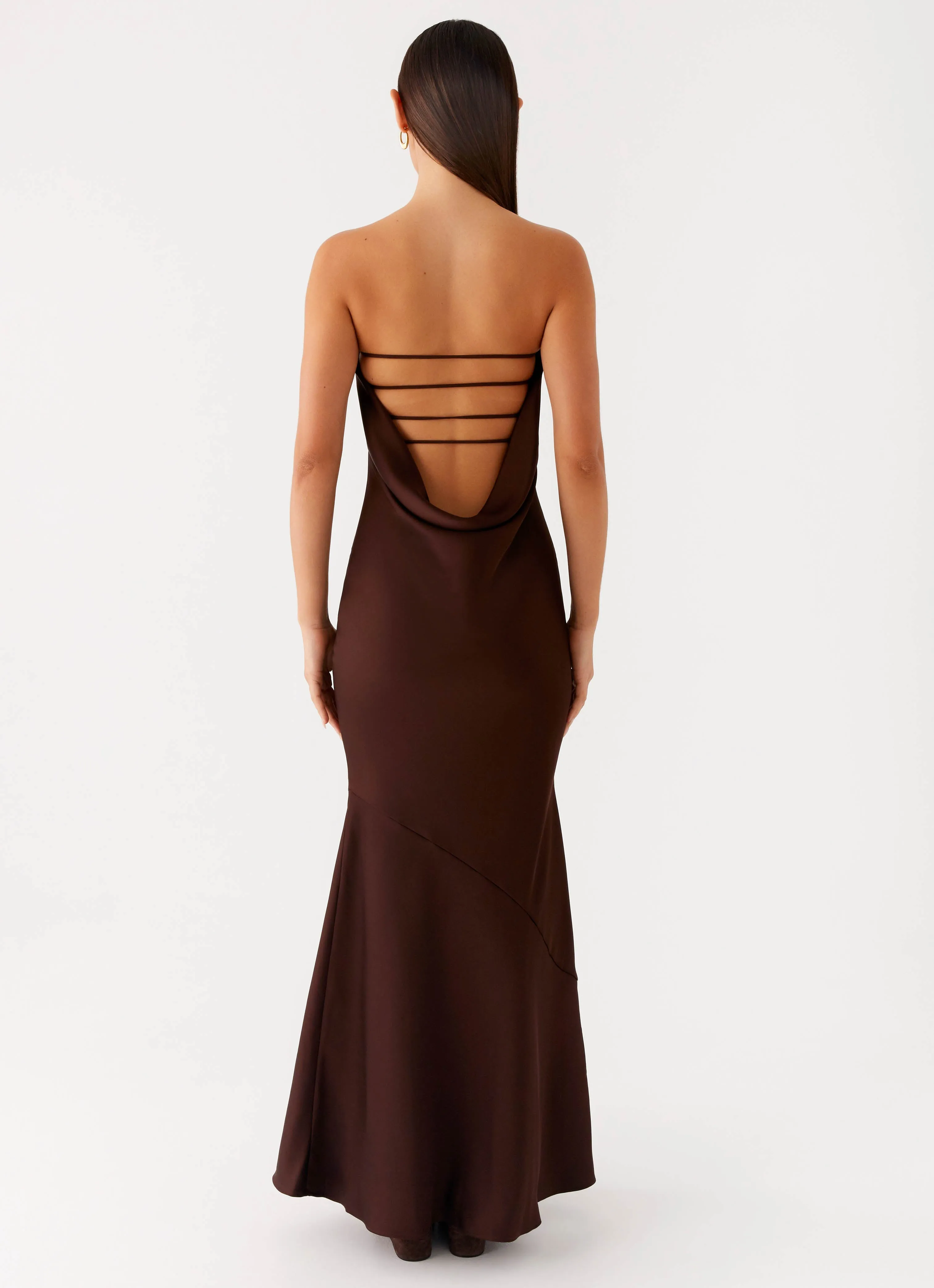 Stylish Look Endless Nights Maxi Dress - Chocolate