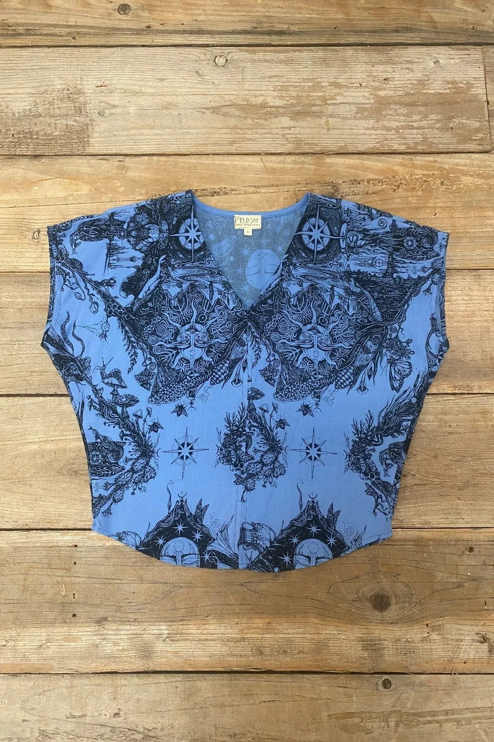 LowProfileDesign Tagless Collar Dolman Top in Earth Worship