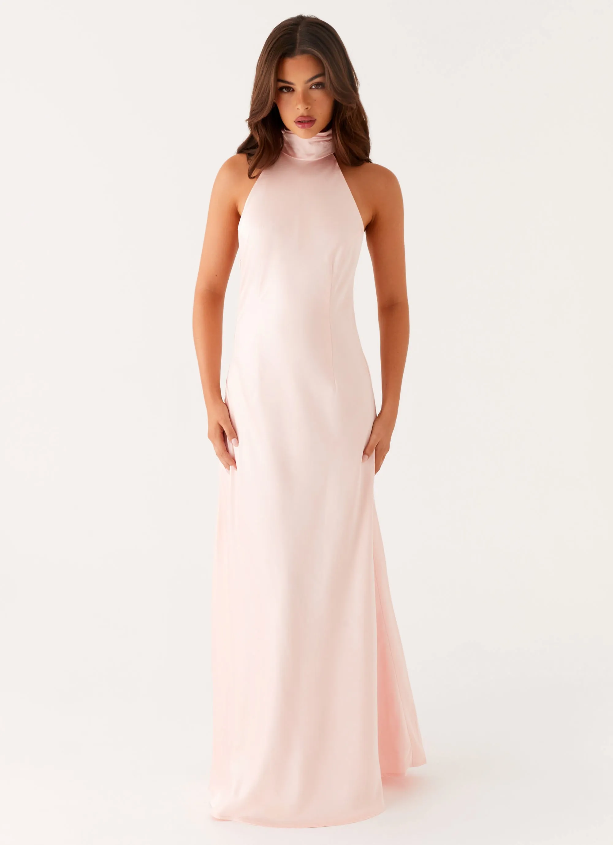 Flattering Layers Gentle Flow Siani Backless Maxi Dress - Pink